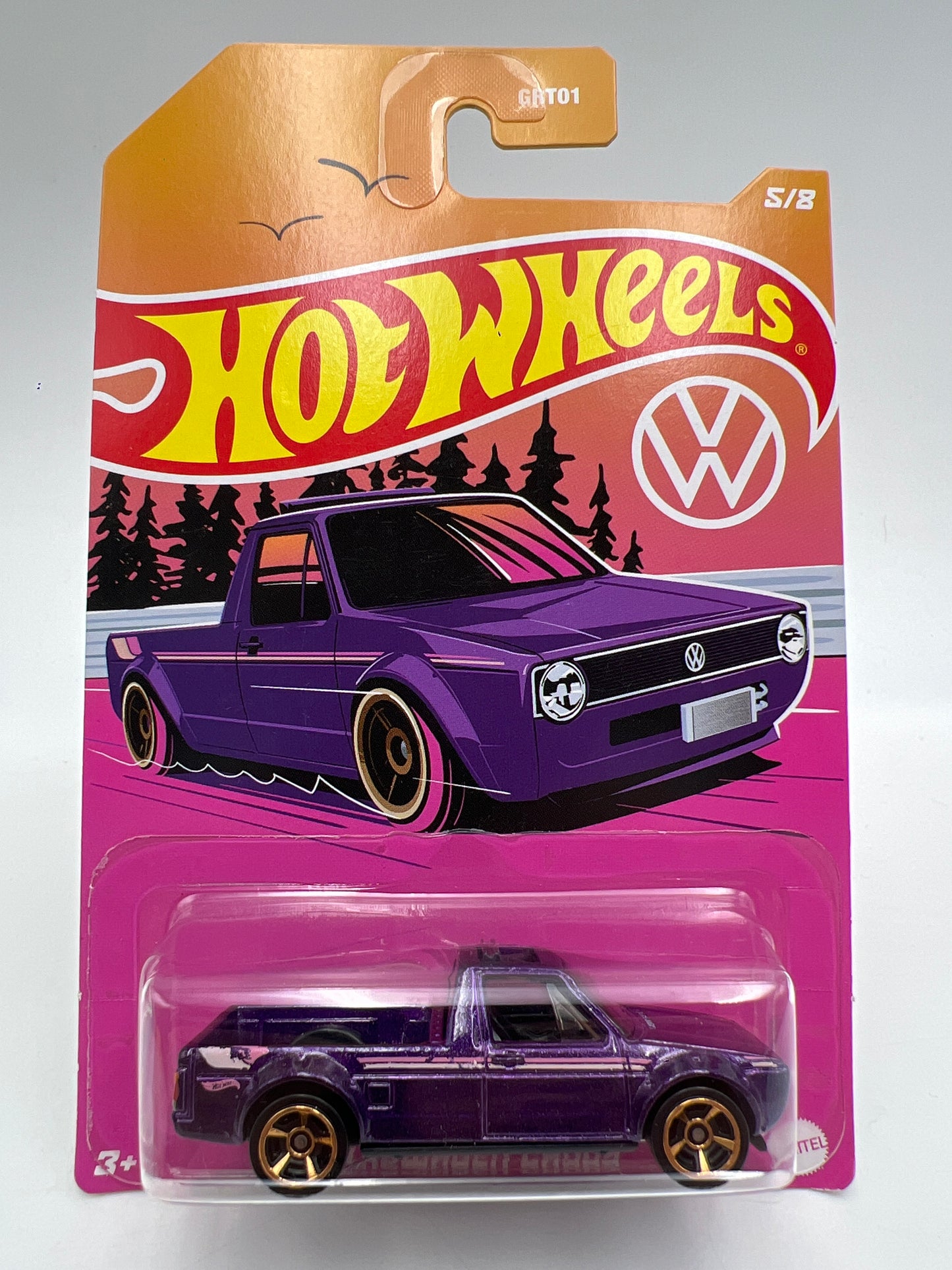 Hot Wheels Volkswagen Series #5 Volkswagen Caddy Purple 161S