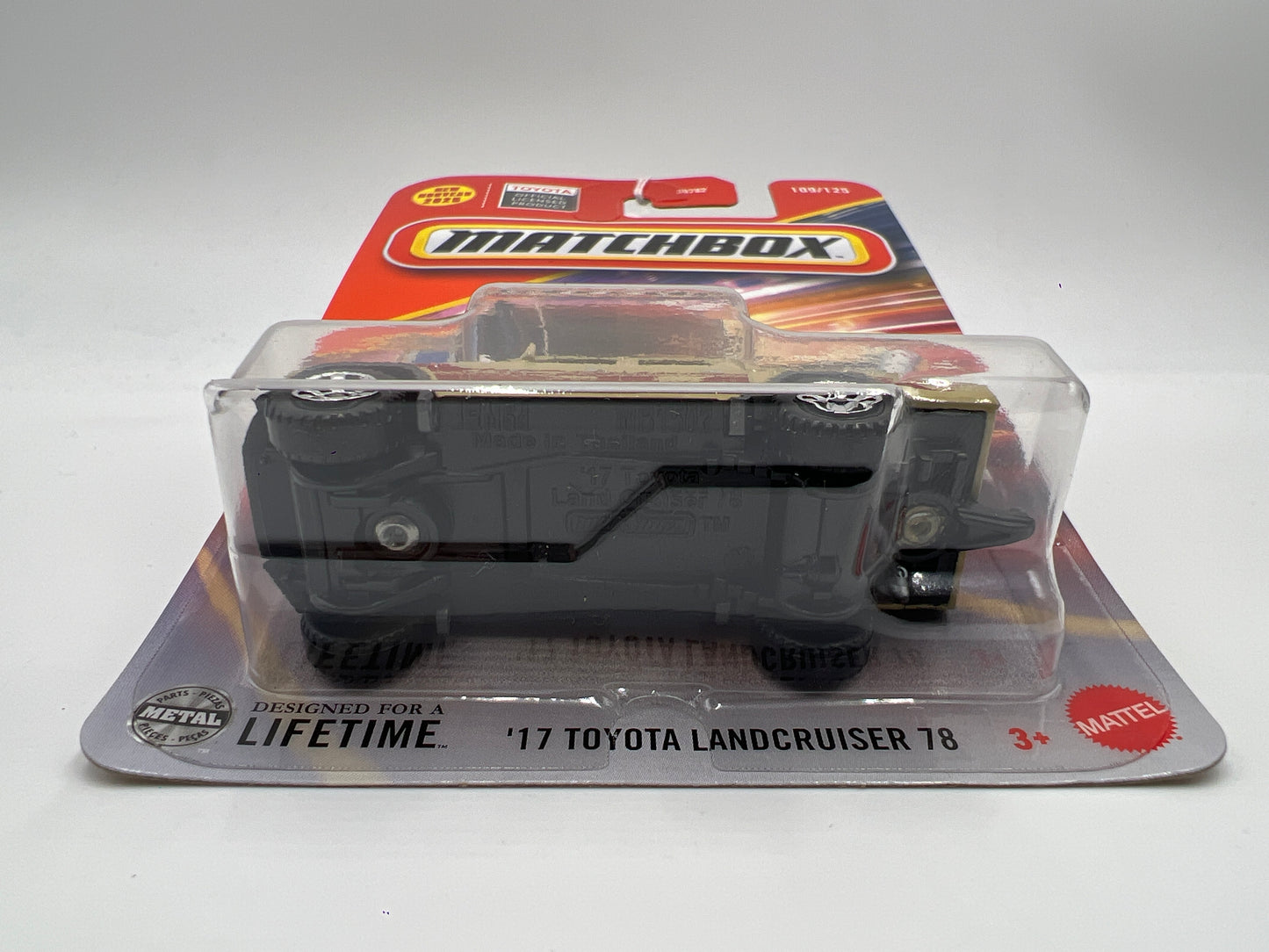 2025 Matchbox #109 17 Toyota Landcruiser 78 Tan 215F