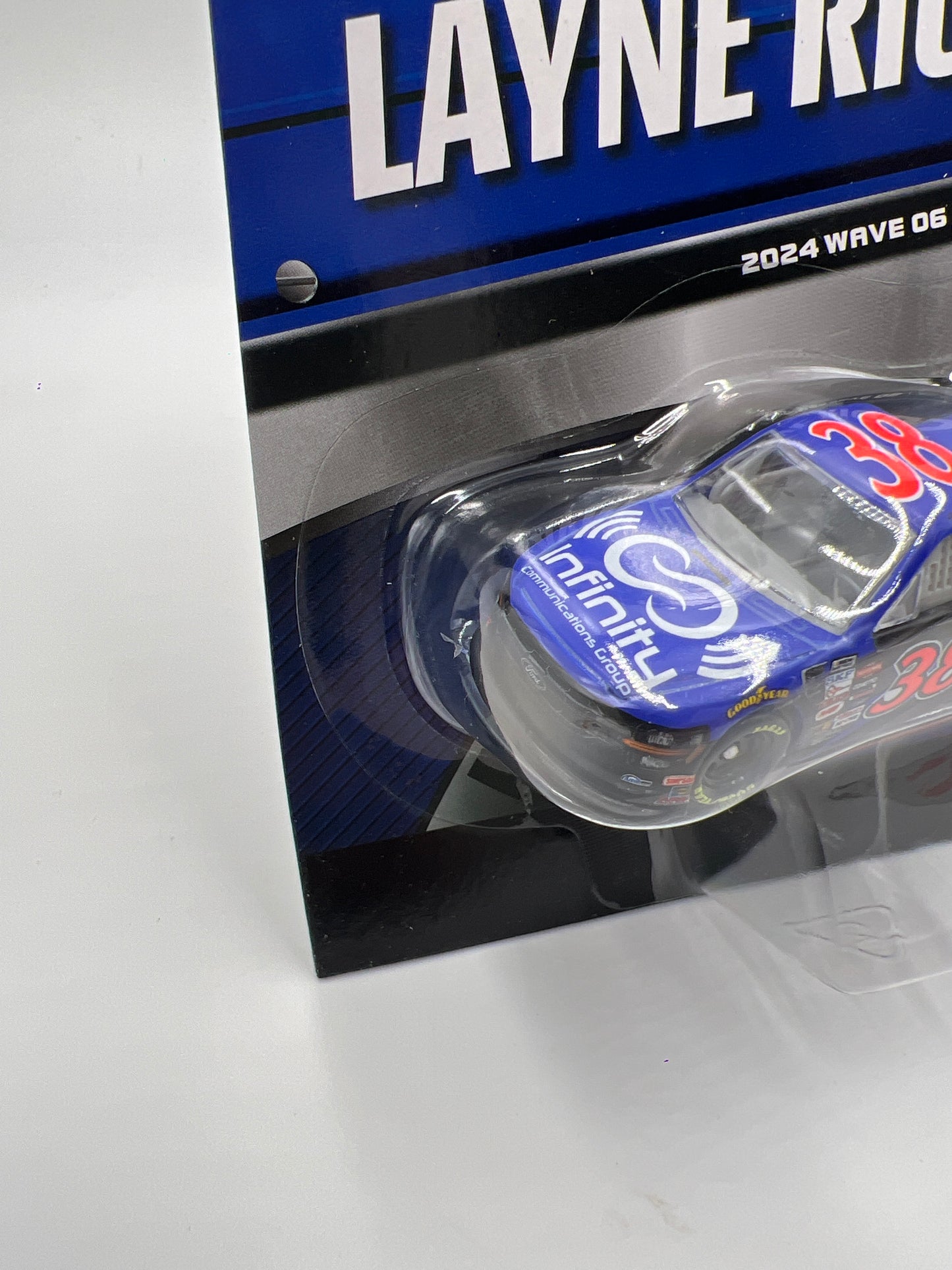 2024 Nascar Authentics Wave 6 #38 Layne Riggs Blue