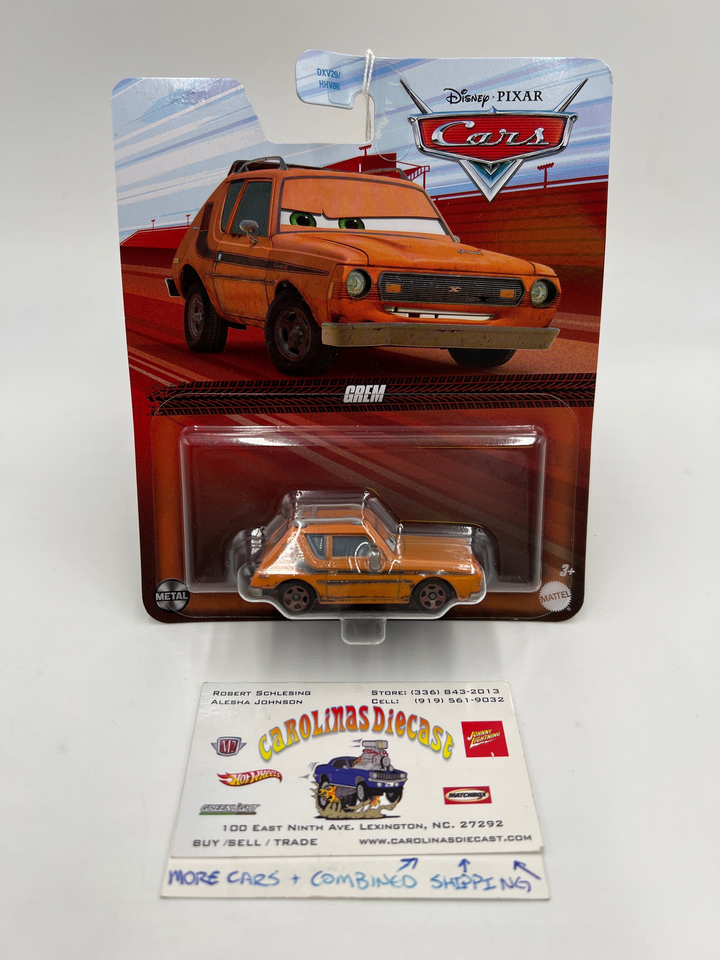 Disney Pixar Cars 2 Grem Orange 140B – carolinasdiecast
