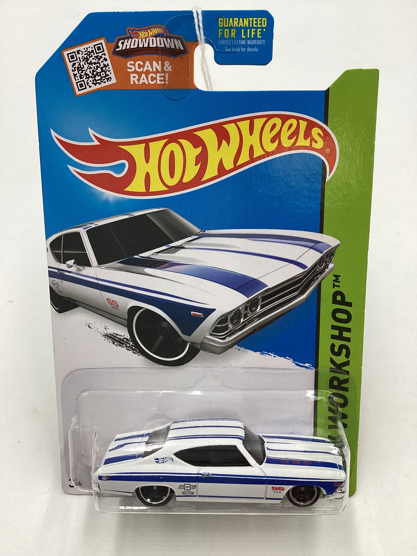 2015 Hot Wheels Workshop #231 69 Chevelle SS 396 White 5G