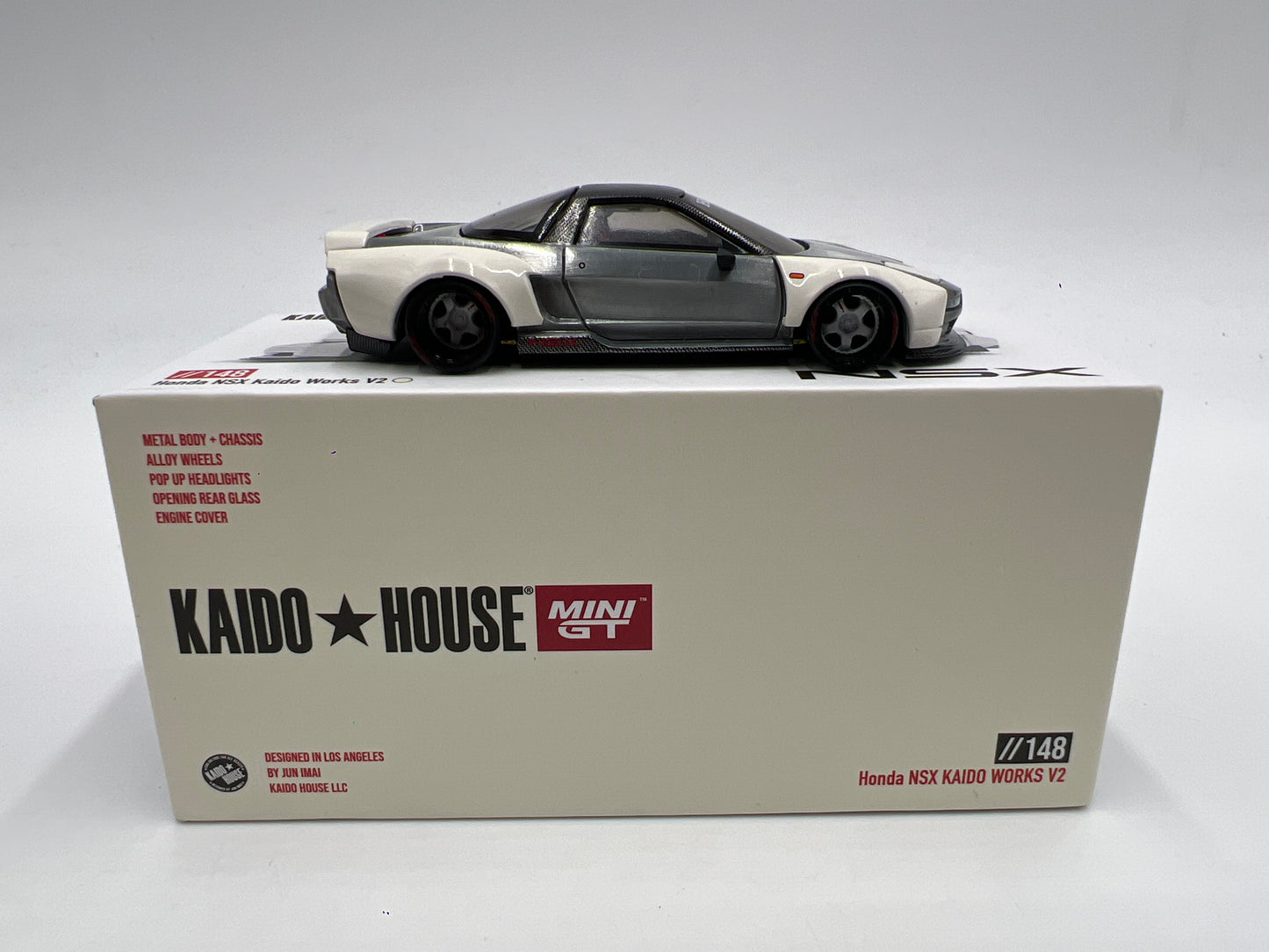 Mini GT x Kaido House #148 CHASE Honda NSX Kaido Works V2 White