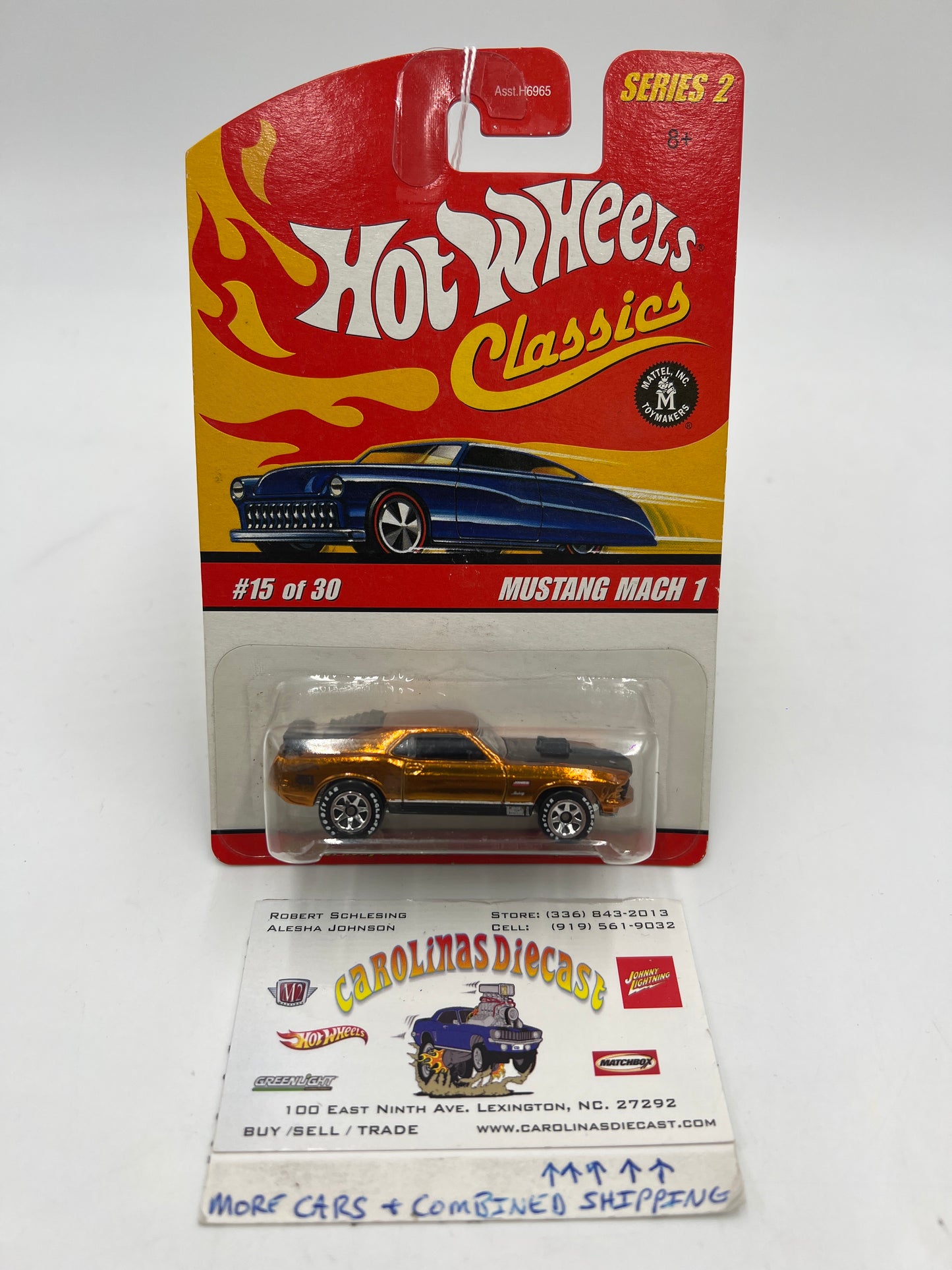 Hot Wheels Classics Series 2 #15 Mustang Mach 1 Orange