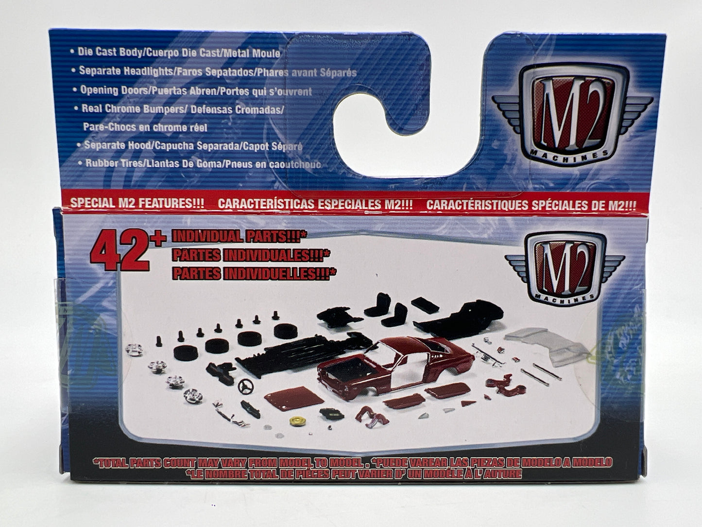 M2 Machines FL01 Fun Lines Exclusive 1/2400 1968 Ford Mustang GT Blue