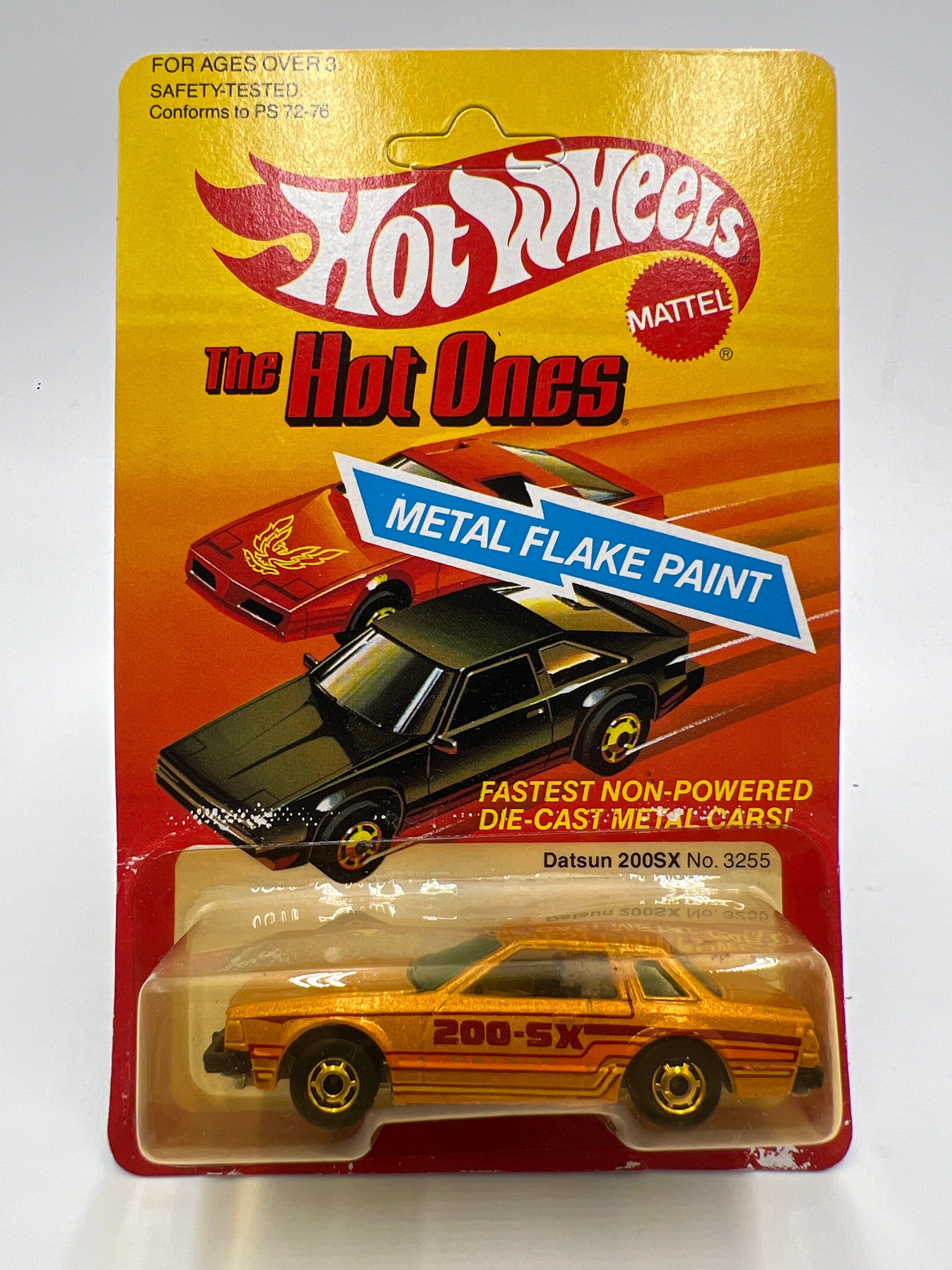 Hot Wheels Original 1982 The Hot Ones #3255 Datsun 200SX Unpunched