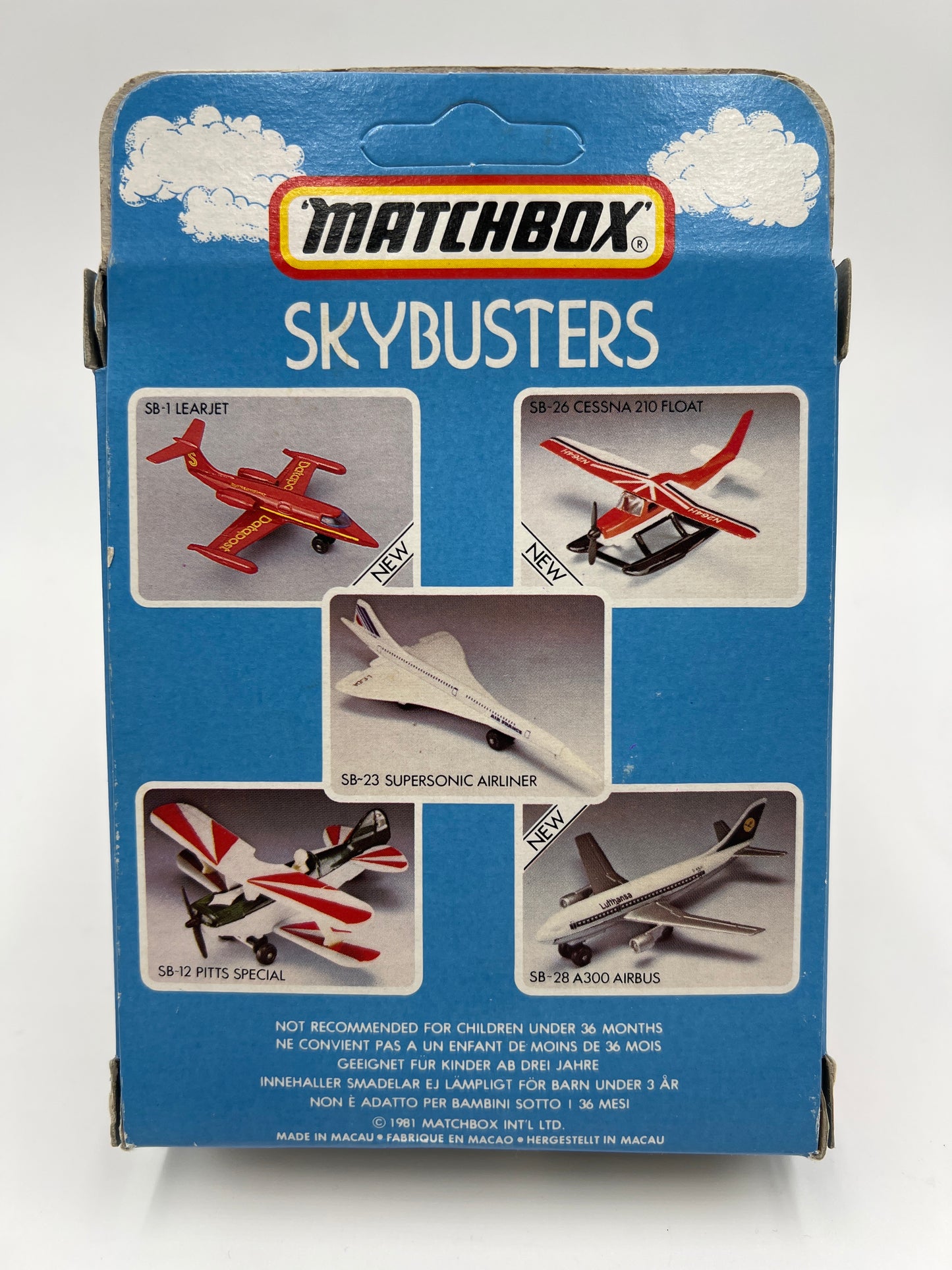Matchbox Skybusters SB-7 Junkers 870 Unpunched