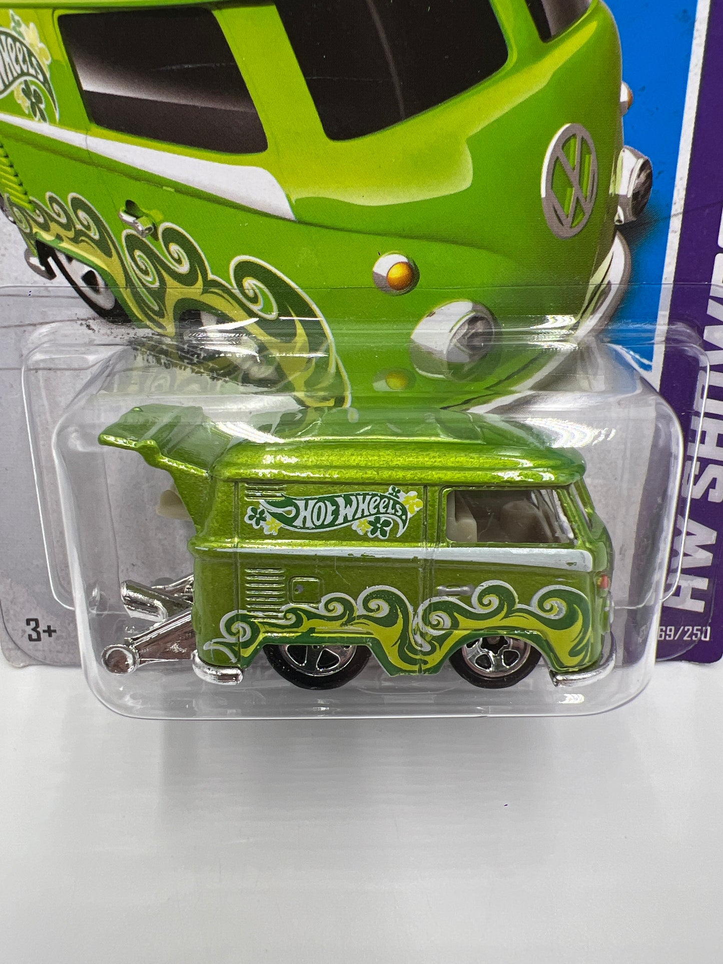 2013 Hot Wheels Showroom #169 Kool Kombi Green 97A
