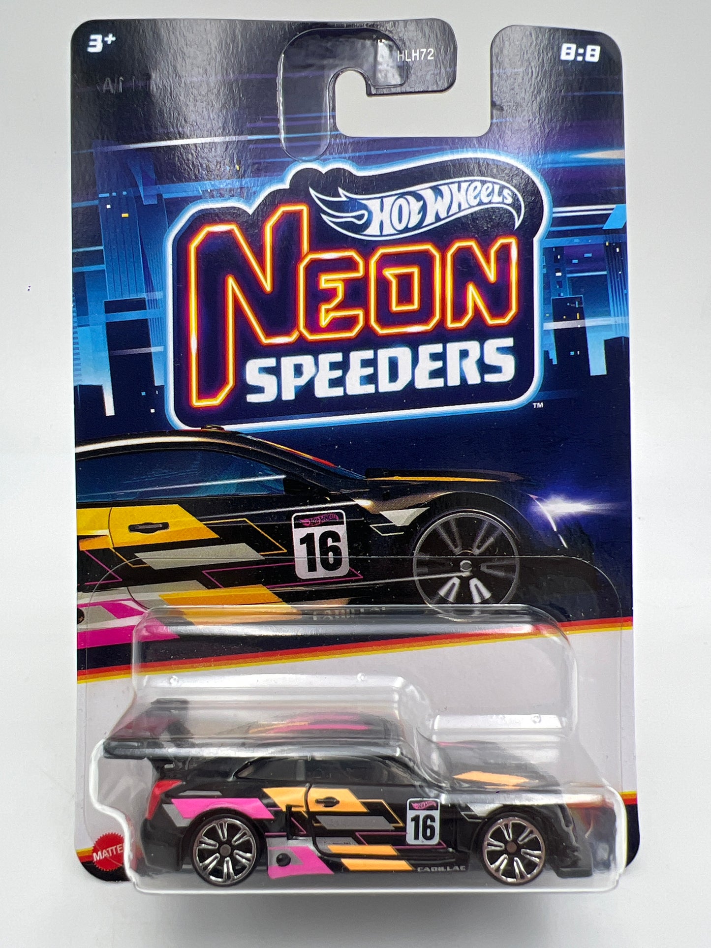 Hot Wheels Neon Speeders #8 16 Cadillac ATS-V R
