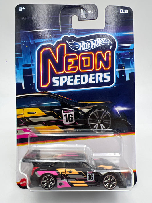 Hot Wheels Neon Speeders #8 16 Cadillac ATS-V R
