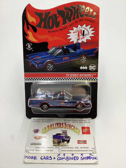 Hot Wheels RLC TV Series Batmobile Blue