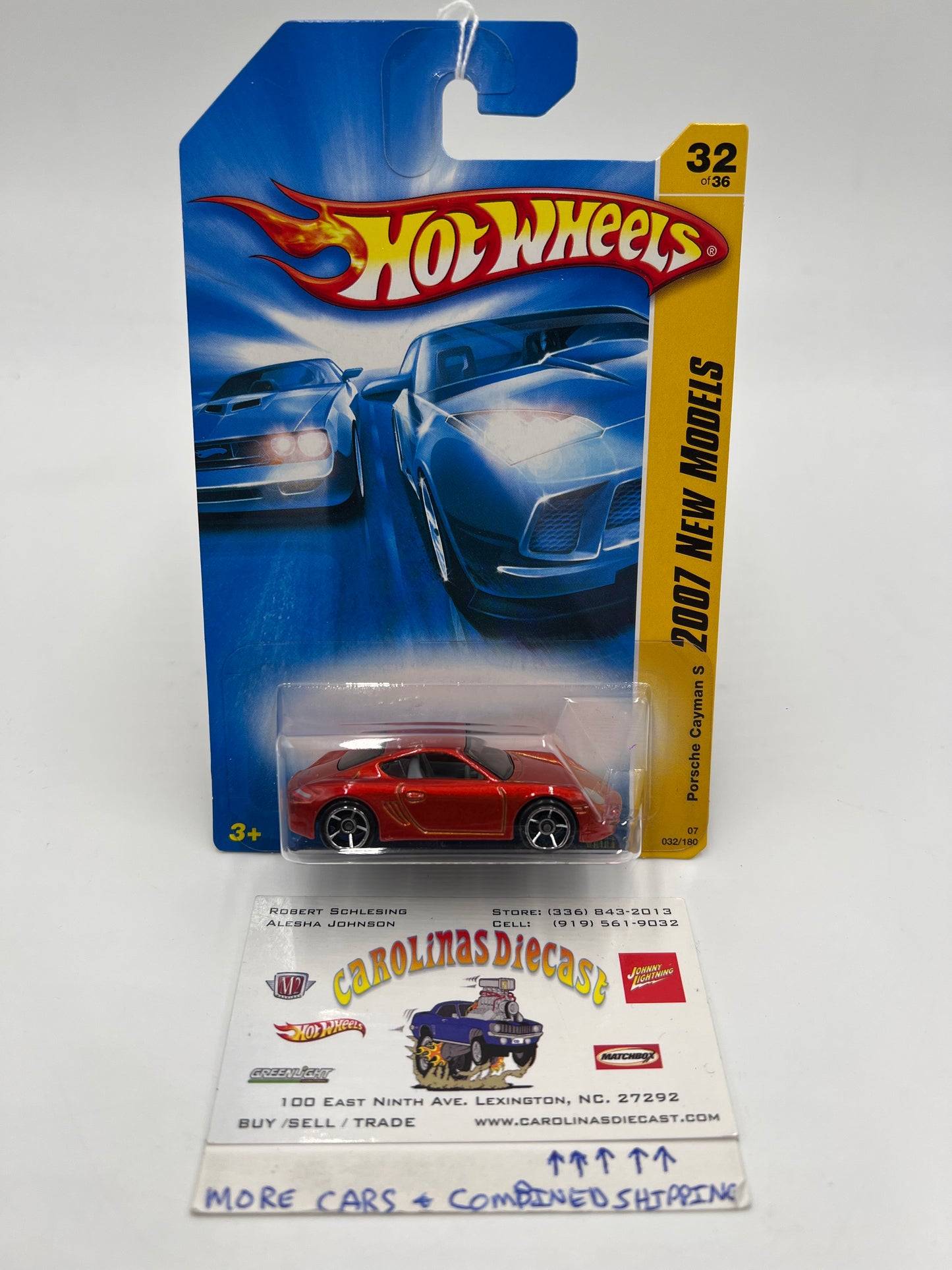 2007 Hot Wheels New Models #32 Porsche Cayman S Orange 99B