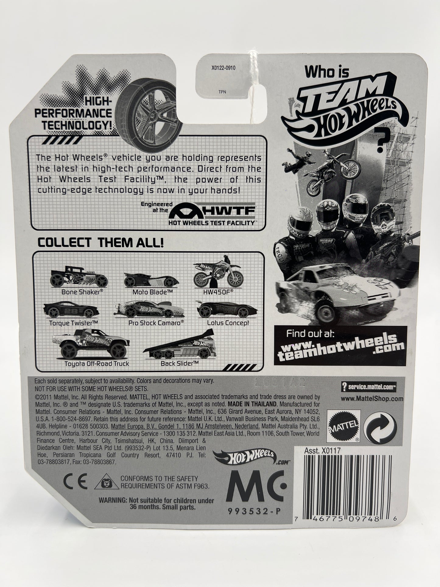Hot Wheels Team Hot Wheels High-Speed Wheel HW450F SR