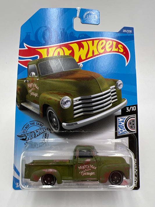 2021 Hot Wheels Rod Squad #201 52 Chevy Green 7F