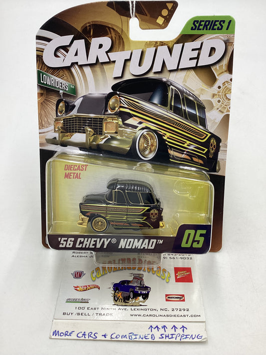 2024 Car Tuned Series 1 #5 56 Chevy Nomad Black 106E