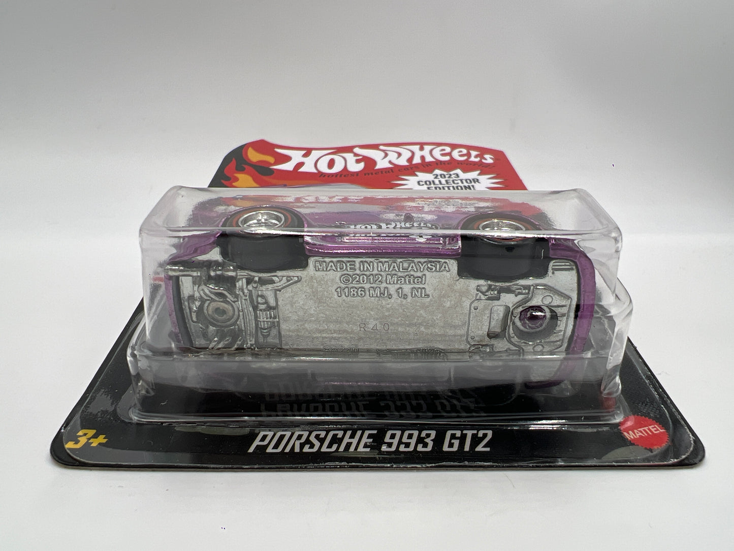 2023 Hot Wheels Dollar General Mail In #1 Porsche 993 GT2 Purple W/Protector