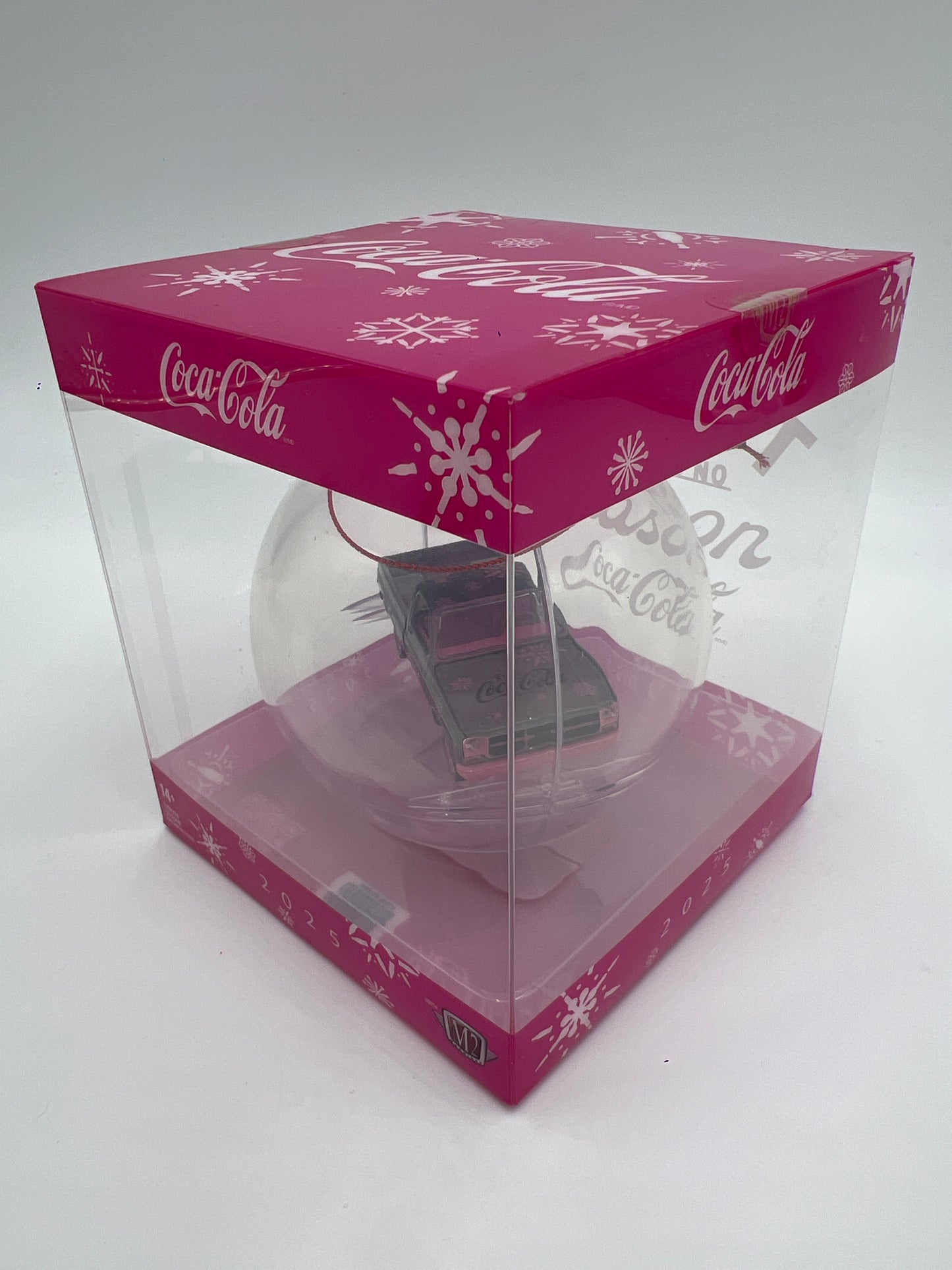 2025 M2 Machines Coca Cola Holiday Christmas Ornaments RAW CHASE 1/250 1976 GMC Sierra Grande 15
