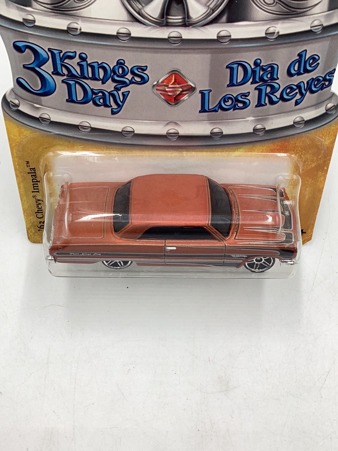 Hot Wheels 3 Kings Day 63 Chevy Impala with protector