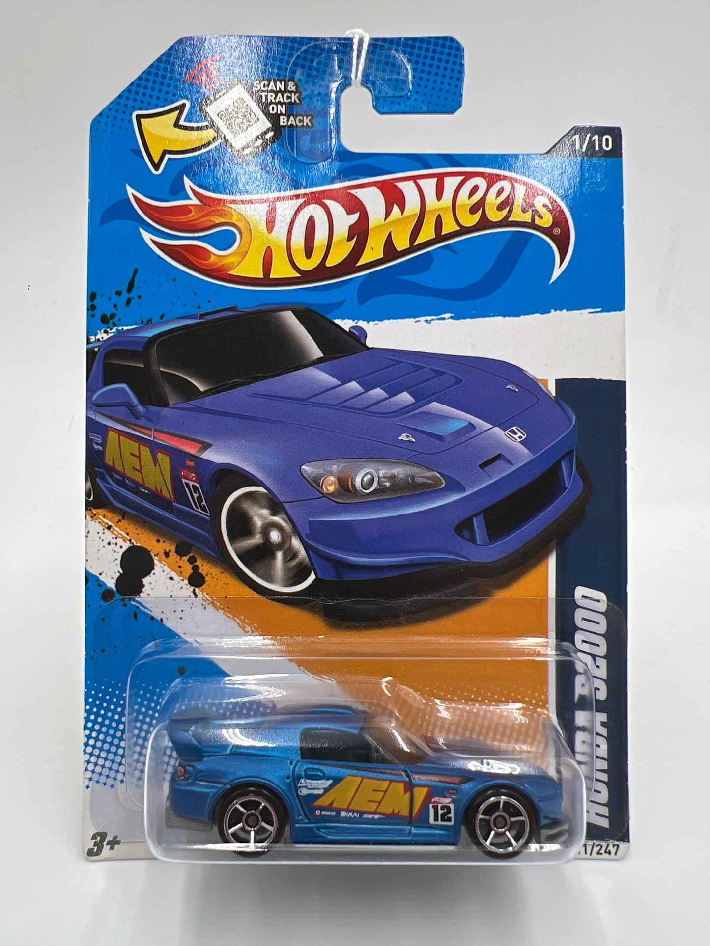 2012 Hot Wheels Performance #141 Honda S2000 AEM Blue SR