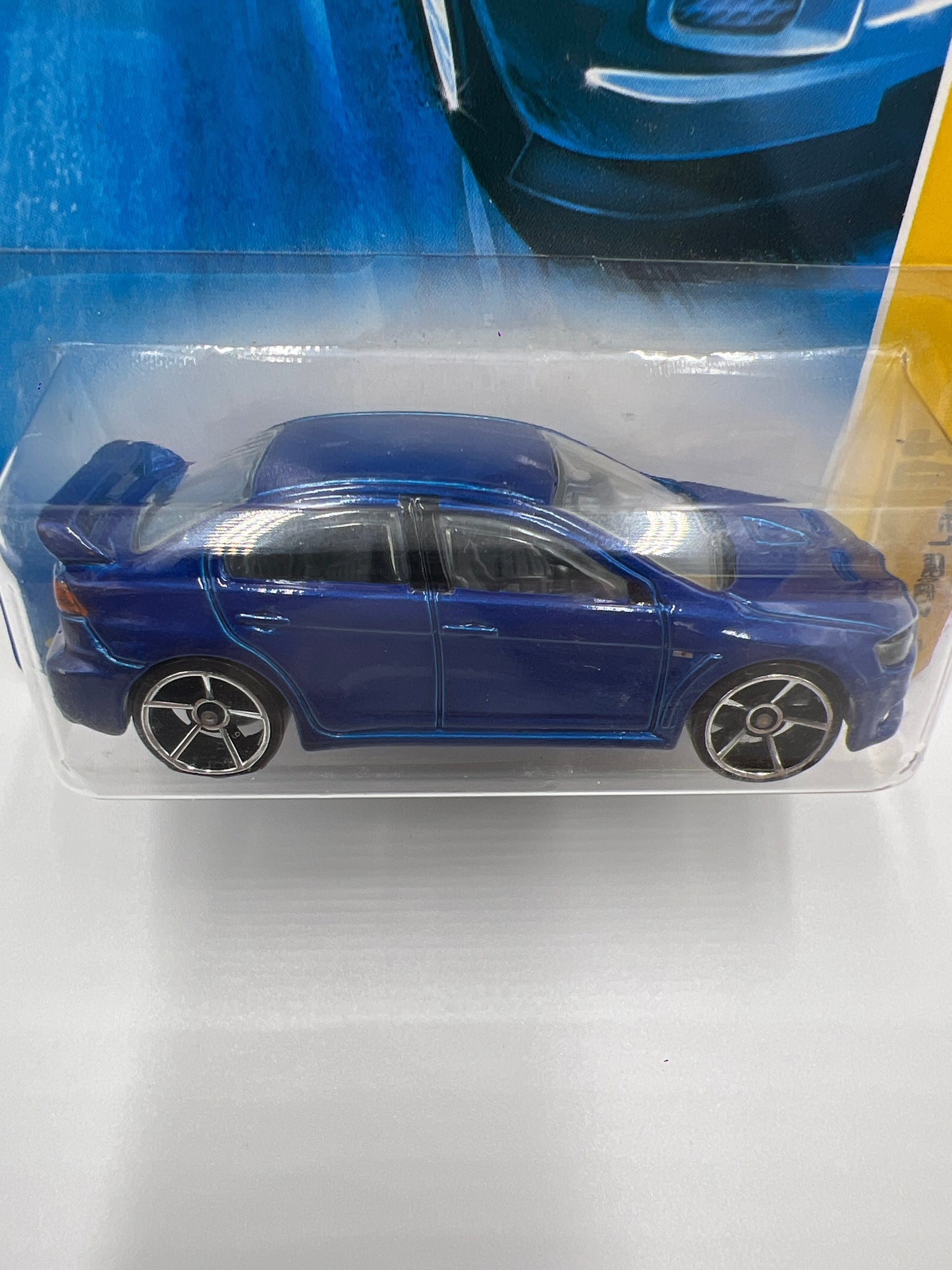 2008 Hot Wheels New Models #23 2008 Lancer Evolution Blue