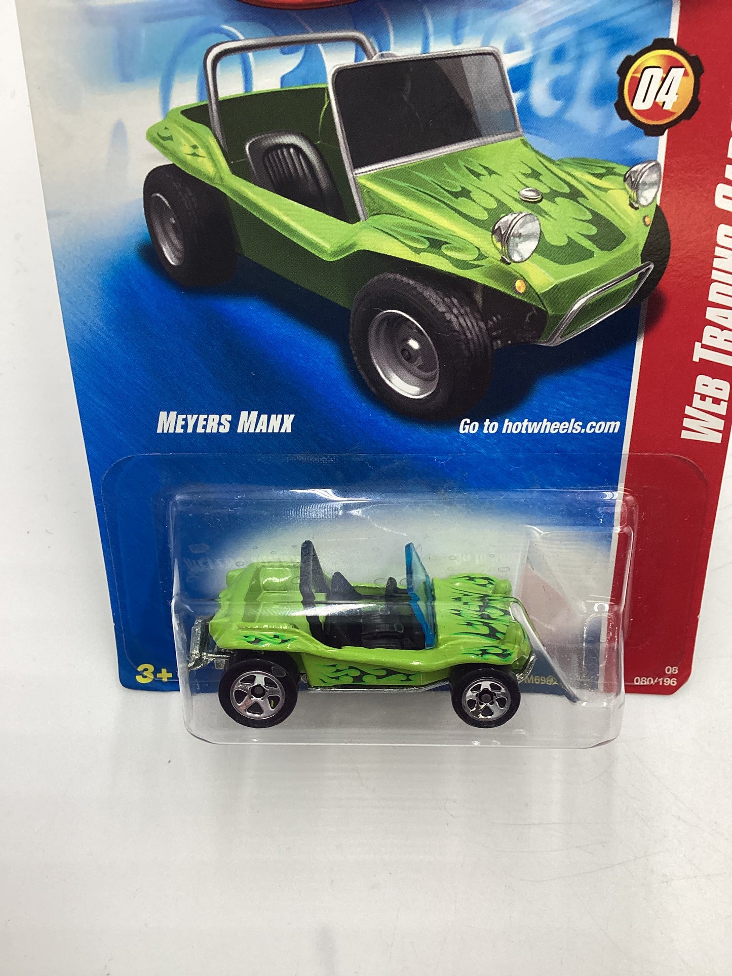 2008 Hot Wheels Web Trading Cars #80 Meyers Manx Light Green