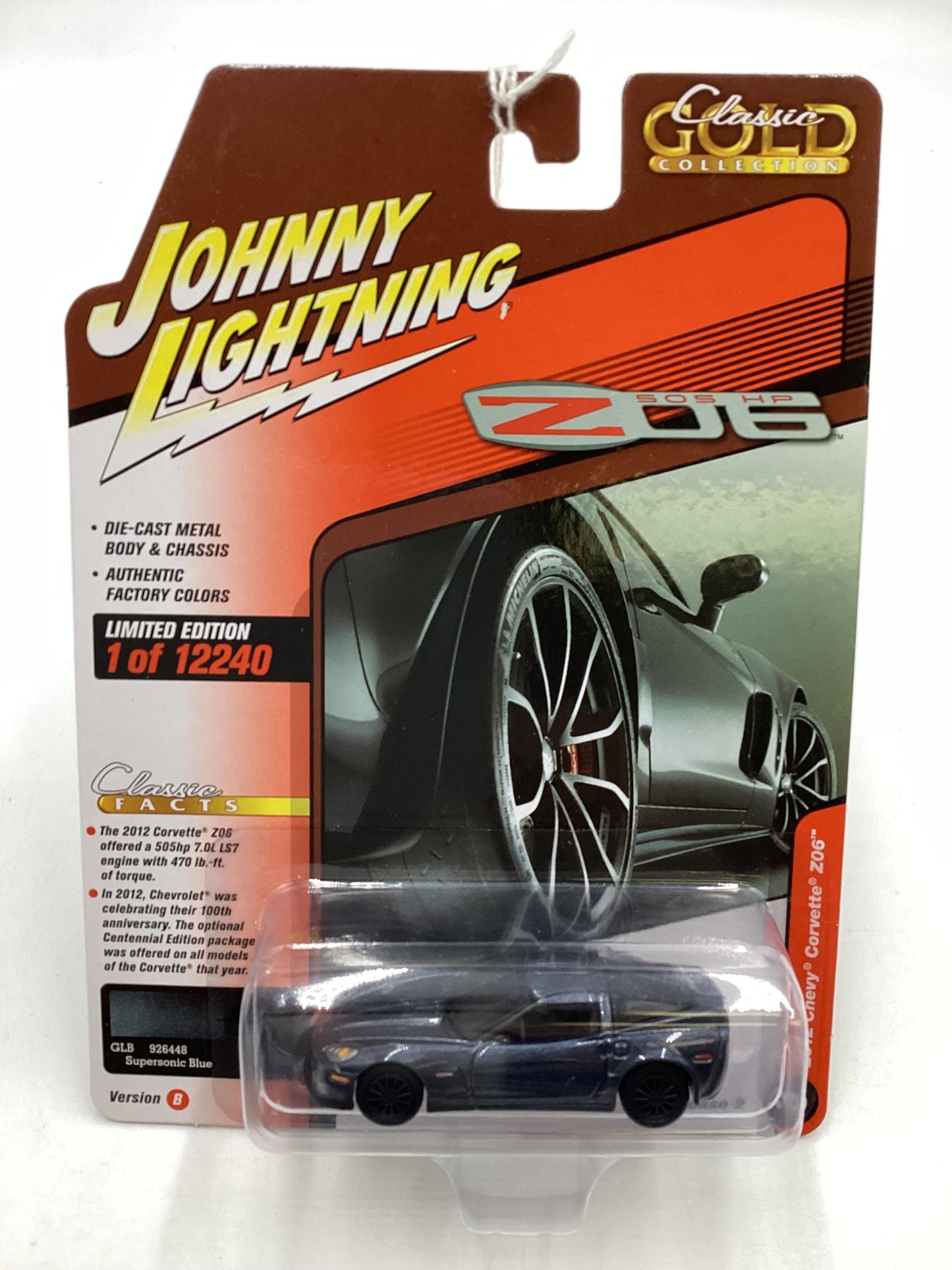 Johnny Lightning ZO6 2012 Chevy Corvette ZO6 221D