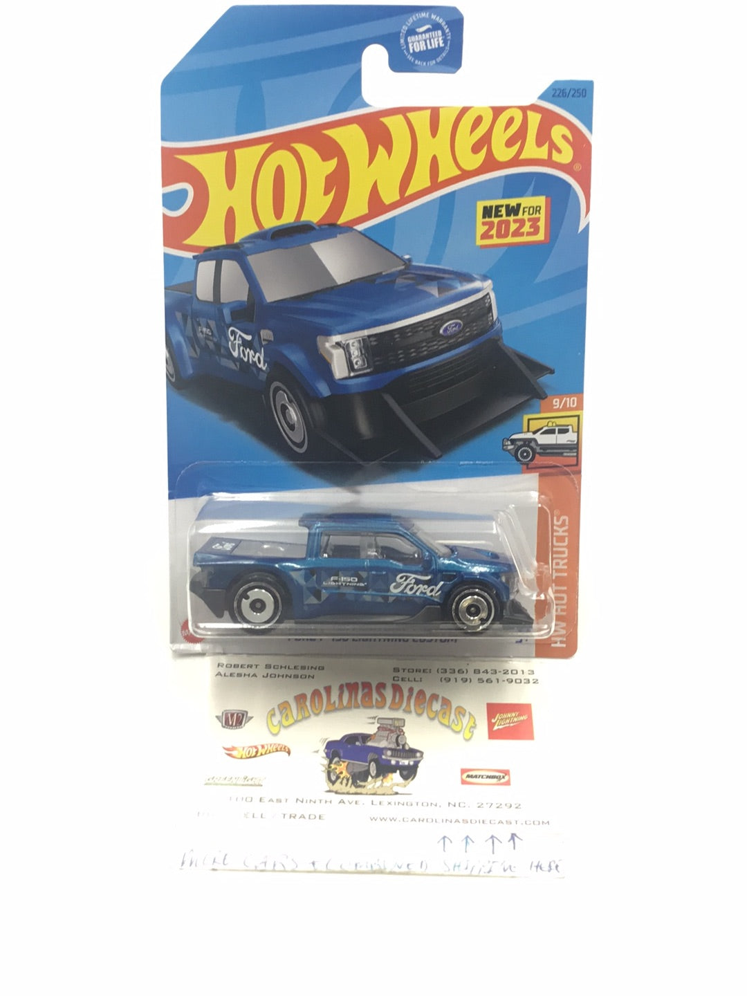 2023 hot wheels P case #226 Ford F 150 Lightning Custom 28A