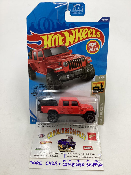 2020 Hot Wheels #157 20 Jeep Gladiator Red 41E