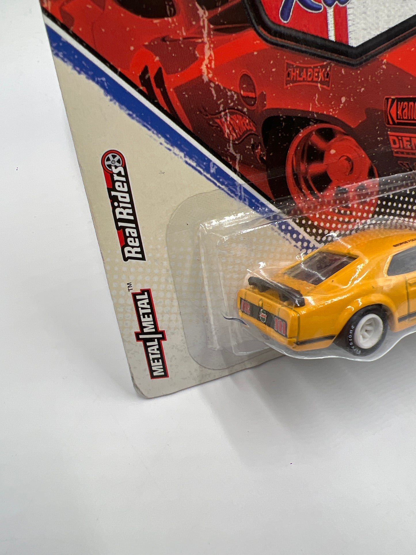 Hot Wheels Premium Vintage Racing #9 George Follmers 70 Mustang Boss 302 Yellow W/Protector
