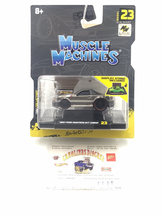 Muscle machines model #23 1993 Ford Mustang SVT Cobra Chase