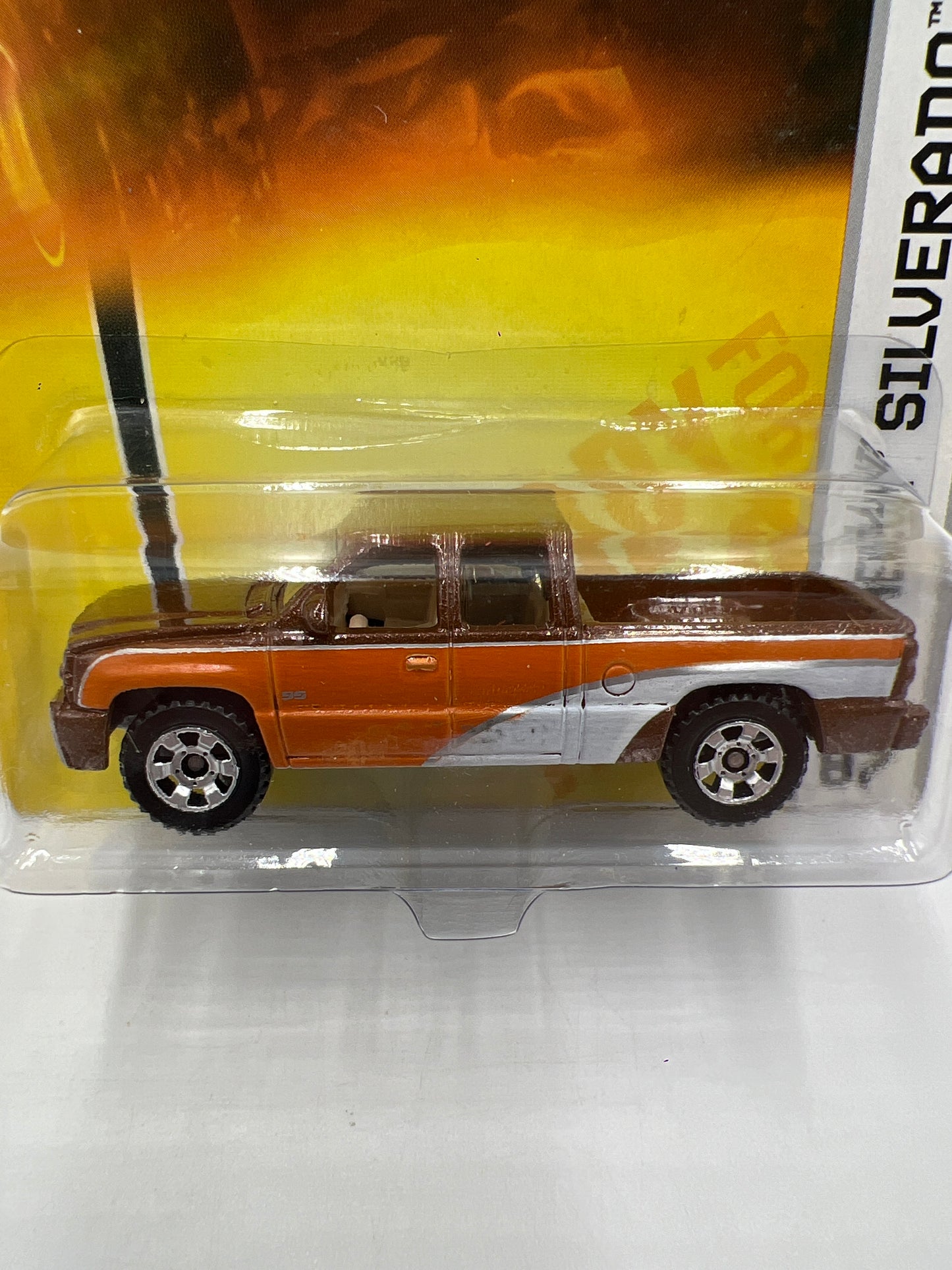 Matchbox Outdoor Adventure #87 Chevy Silverado Orange/Brown 209D
