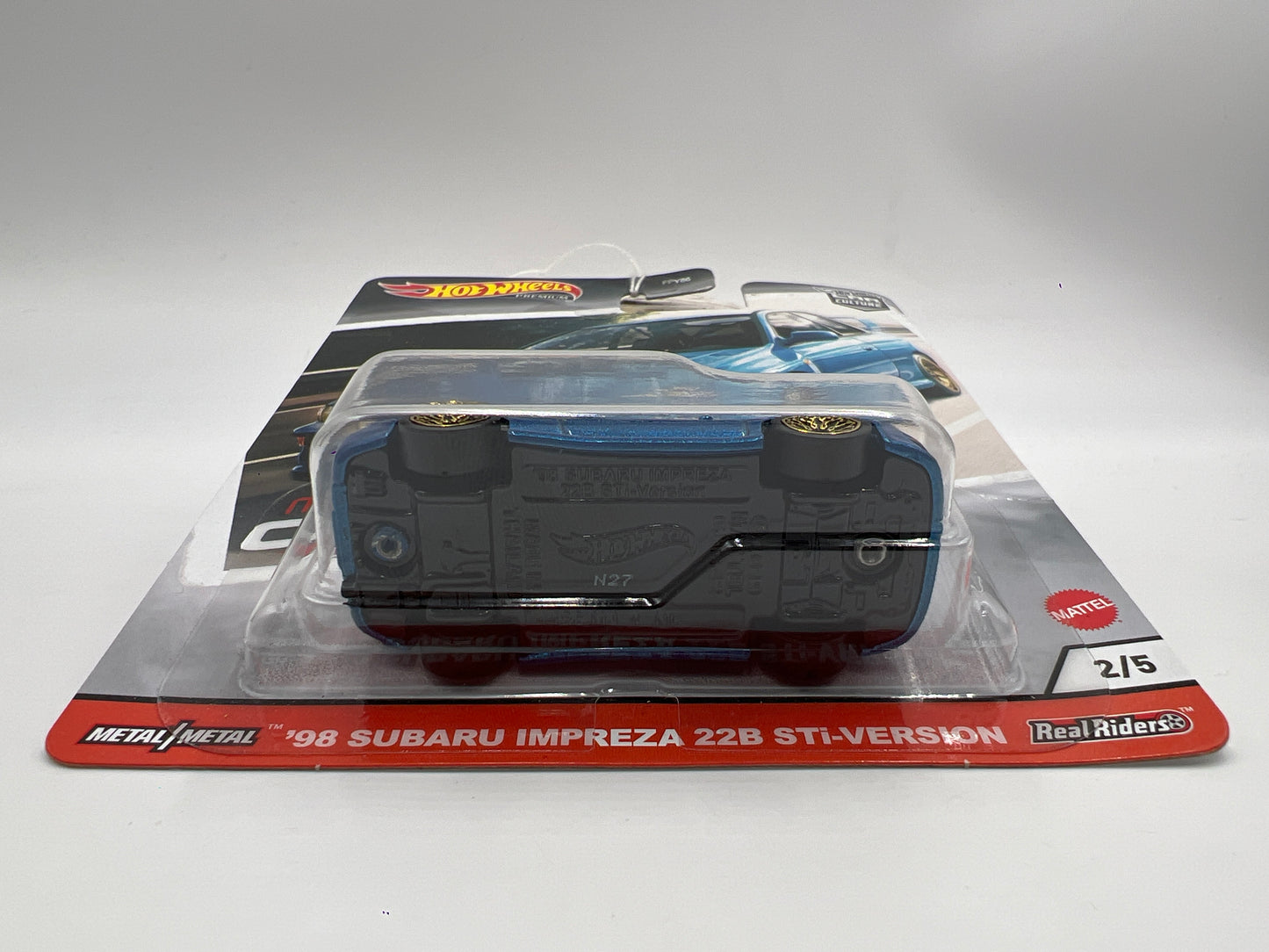 Hot Wheels Premium Modern Classics #2 98 Subaru Impreza 22B STi-Version Blue 243A