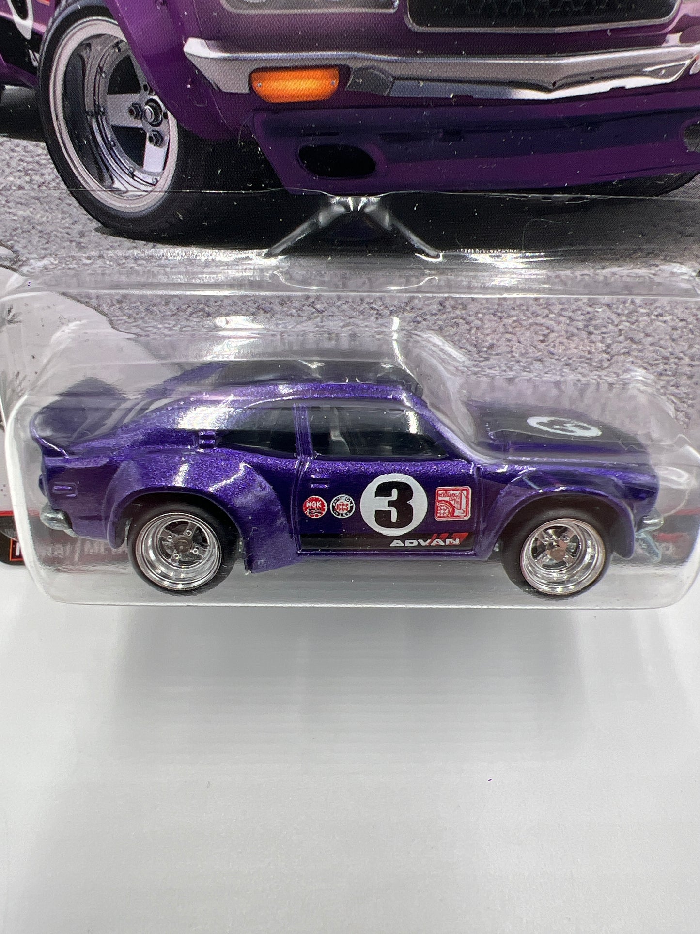 Hot Wheels Car Culture Japan Historics 1 #5 Mazda RX-3 Purple W/Protector
