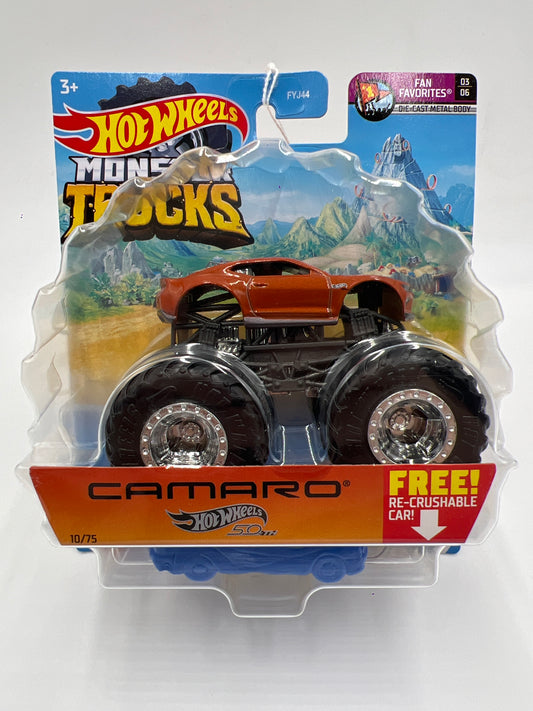 Hot Wheels Monster Trucks Fan Favorites #10 Camaro 50th