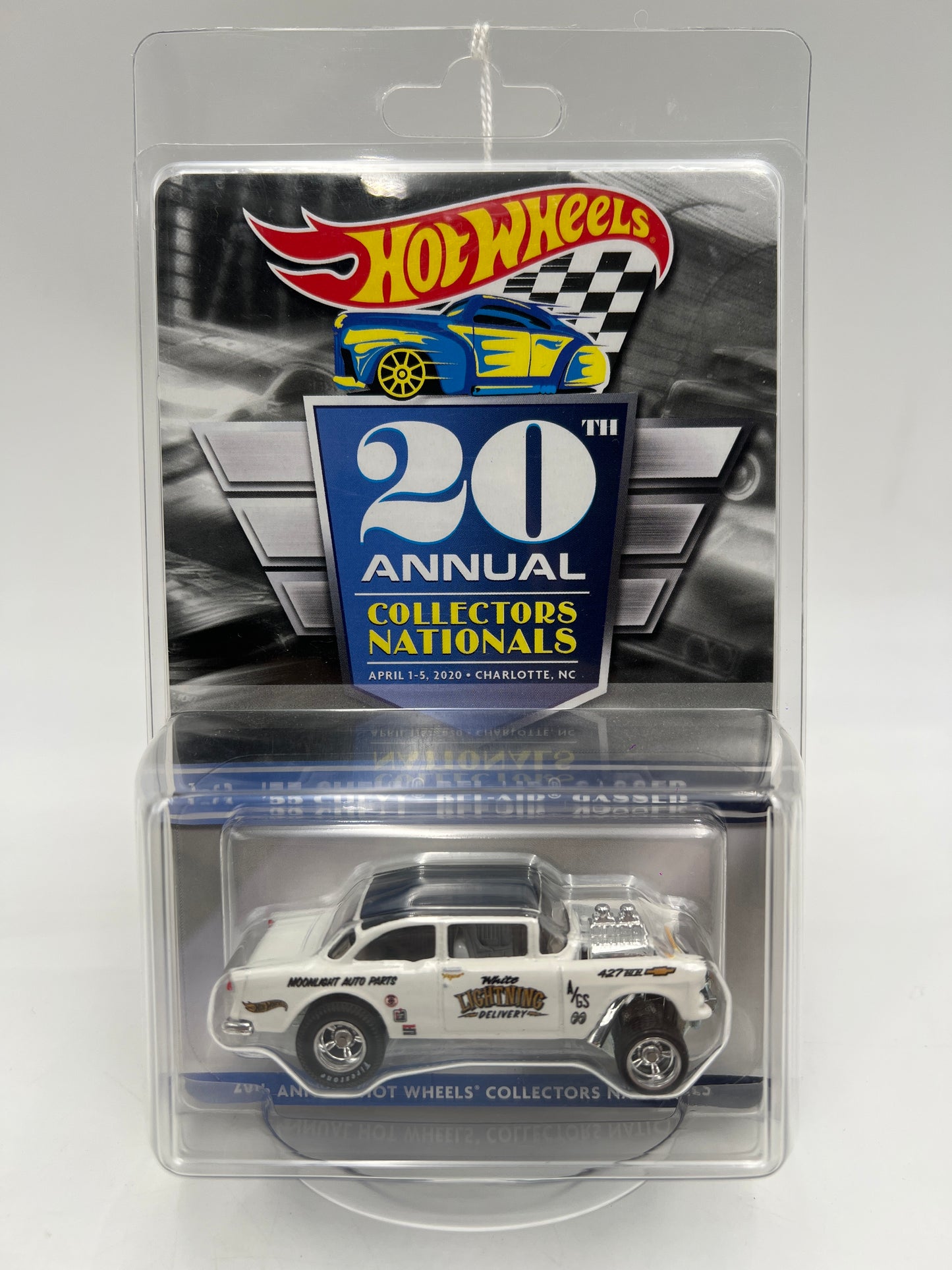 2020 Hot Wheels 20th Annual Collectors Nationals #523/9000 55 Chevy Bel Air Gasser W/Protector