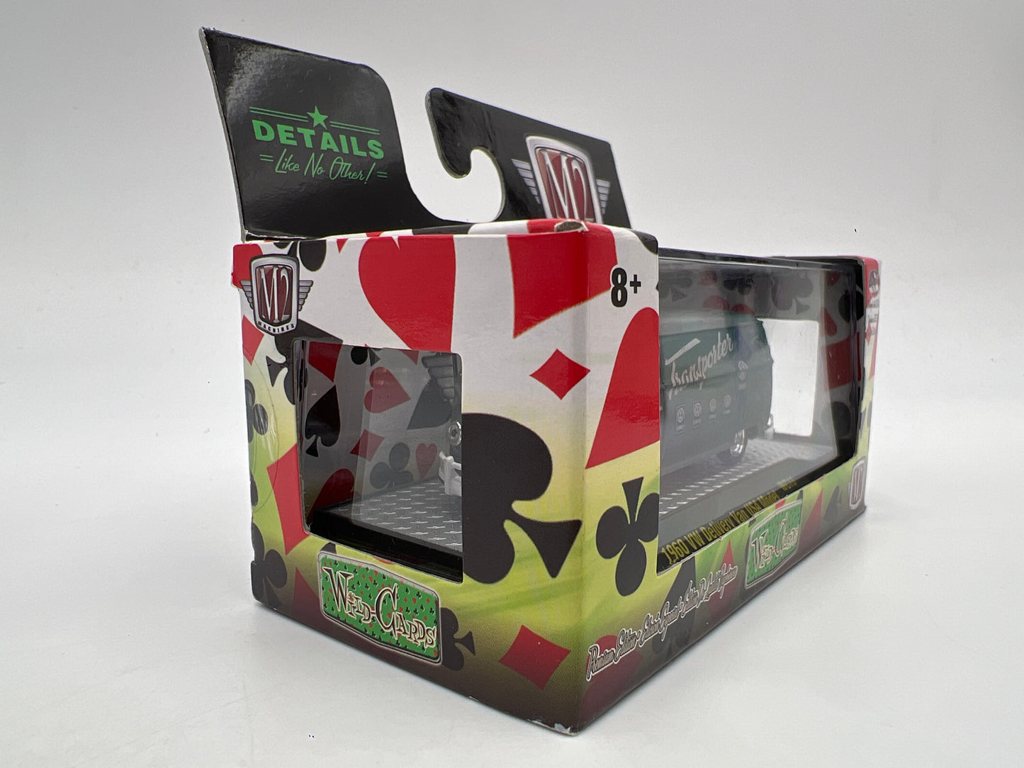 M2 Machines Wild Cards 1/3480 1960 VW Delivery Van USA Model WC13