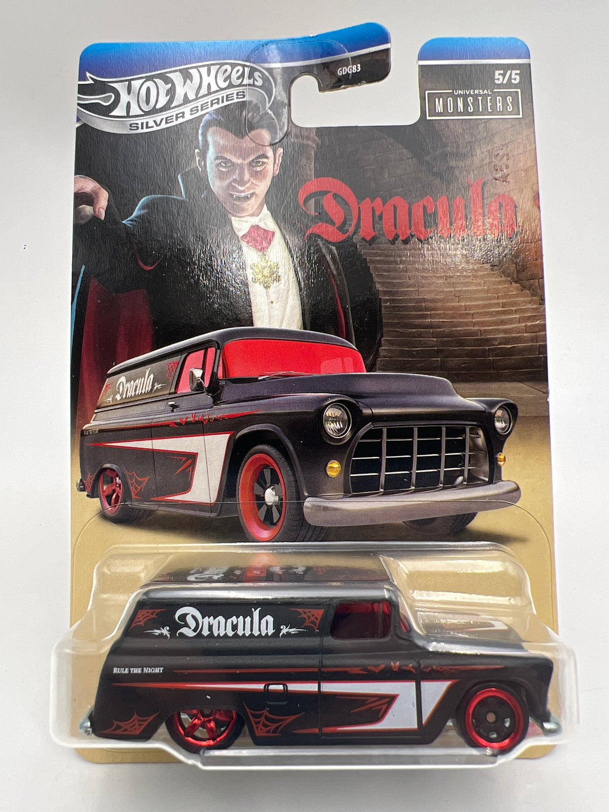 2026 Hot Wheels Silver Series Universal Monsters Dracula #5 55 Chevy Panel 151A