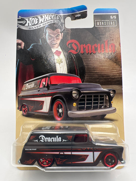 2026 Hot Wheels Silver Series Universal Monsters Dracula #5 55 Chevy Panel 151A