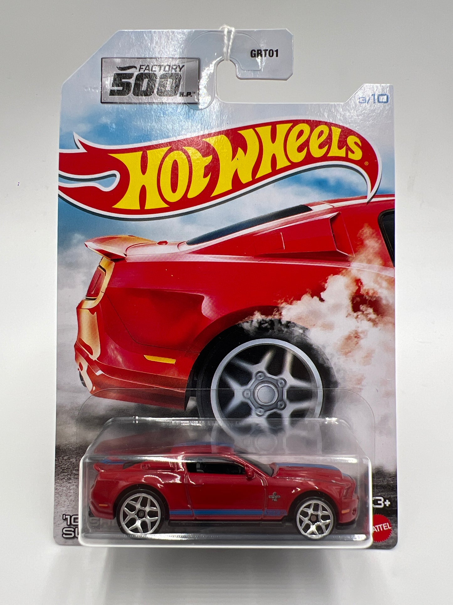 Hot Wheels Factory 500 HP #3 10 Shelby GT500 Super Snake Red 151E