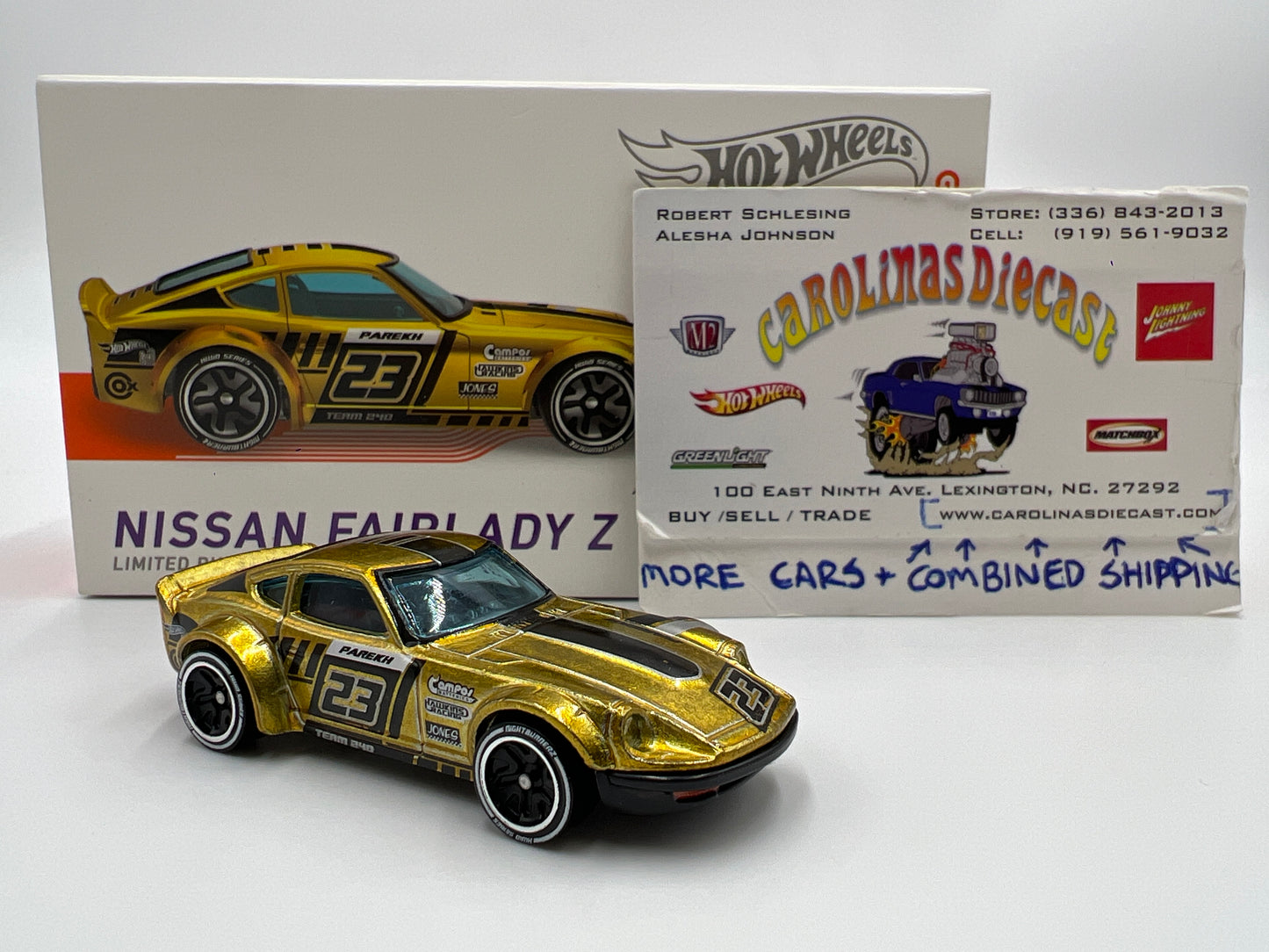 Hot Wheels iD Nightburnerz Series 2 #2 Nissan Fairlady Z Gold Opened