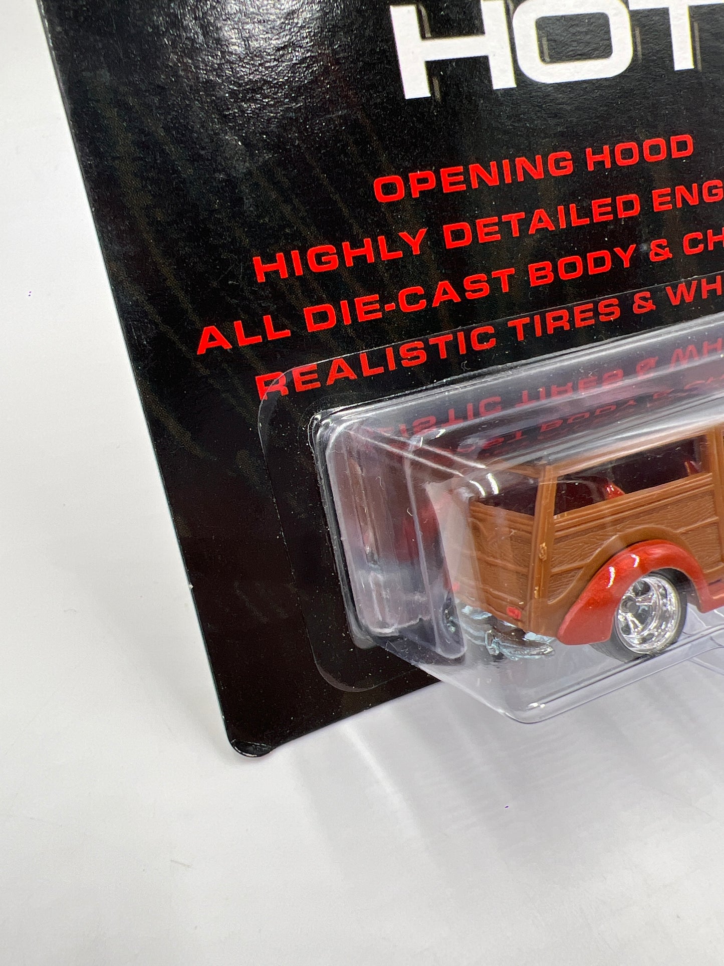 Hot Wheels Premium Ultra Hots 37 Ford Woody Orange 245L