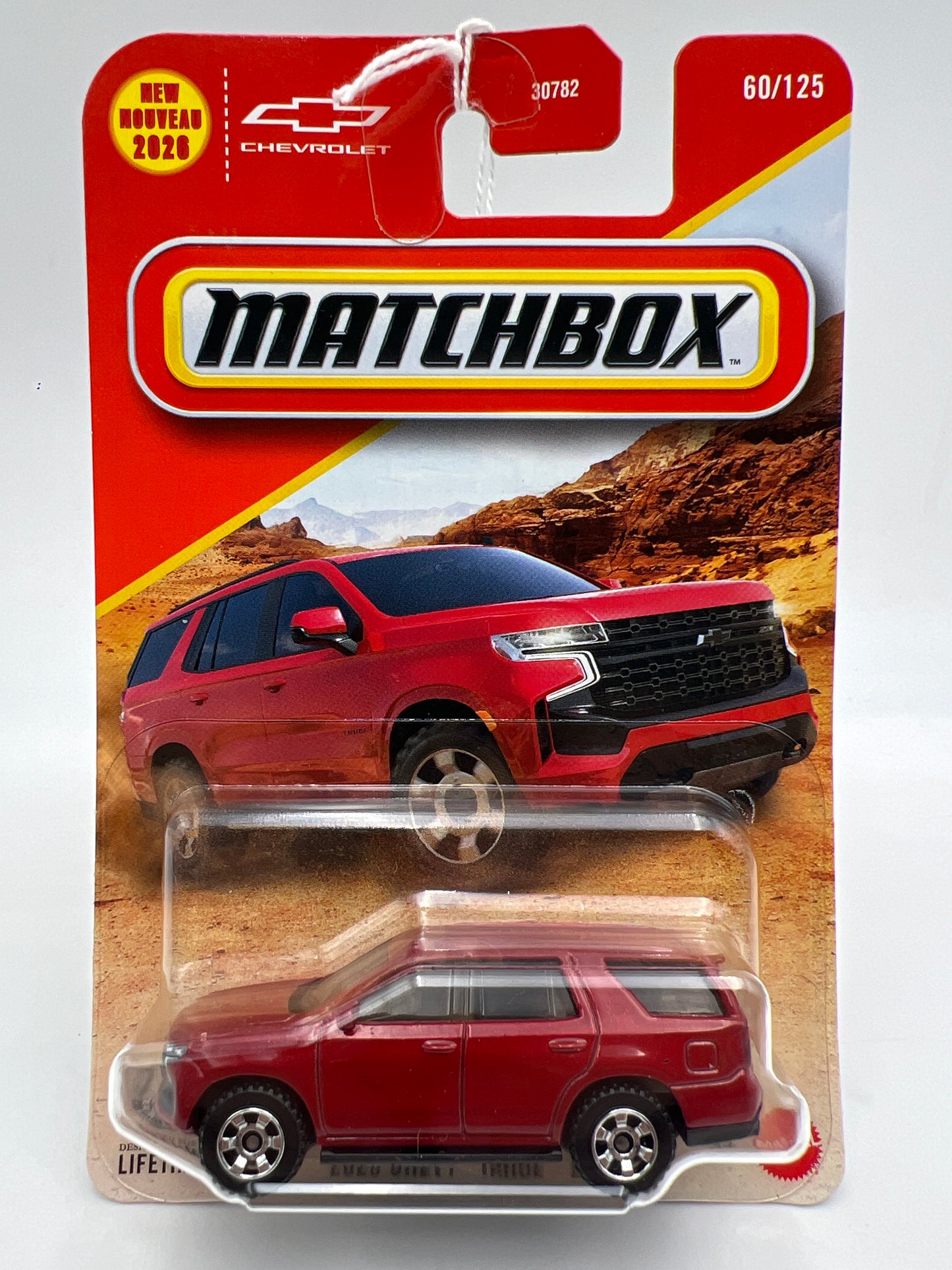 2026 Matchbox #60 2023 Chevy Tahoe Z71 Red 212E