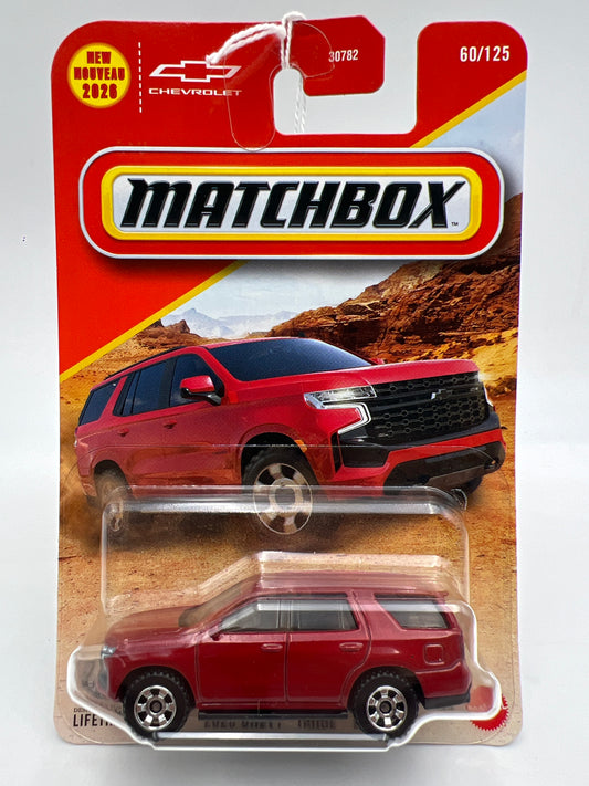 2026 Matchbox #60 2023 Chevy Tahoe Z71 Red 212E