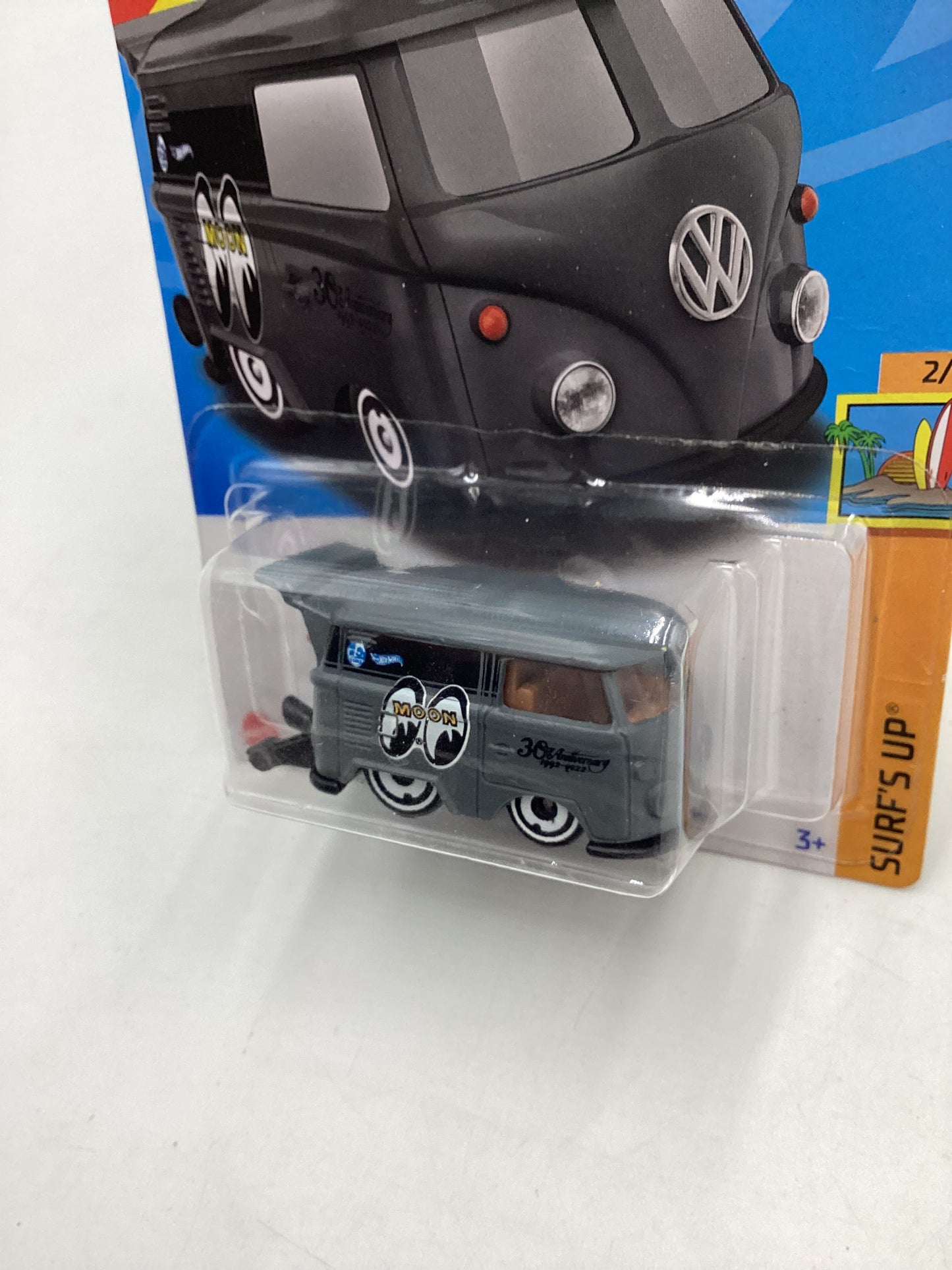 2023 Hot wheels Surfs Up #49 Kool Kombi Mooneyes Gray 97G