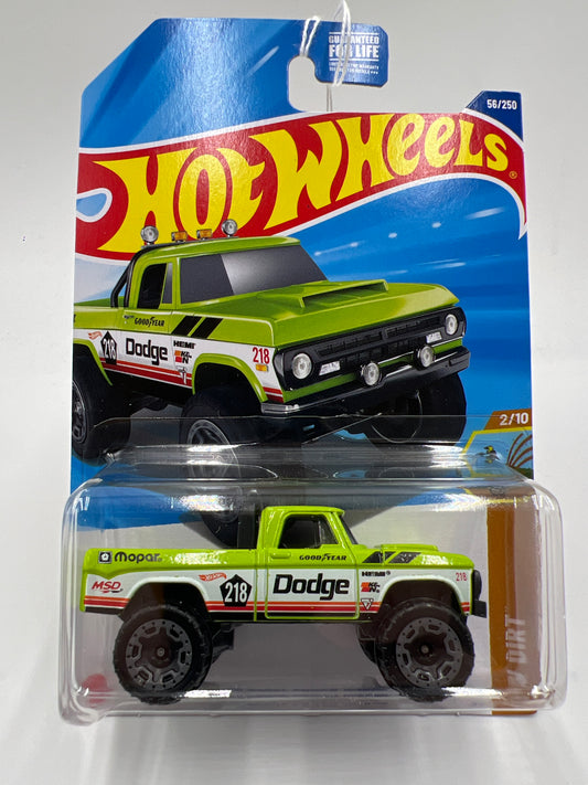 2025 Hot Wheels C Case #56 70 Dodge Power Wagon Green 36B
