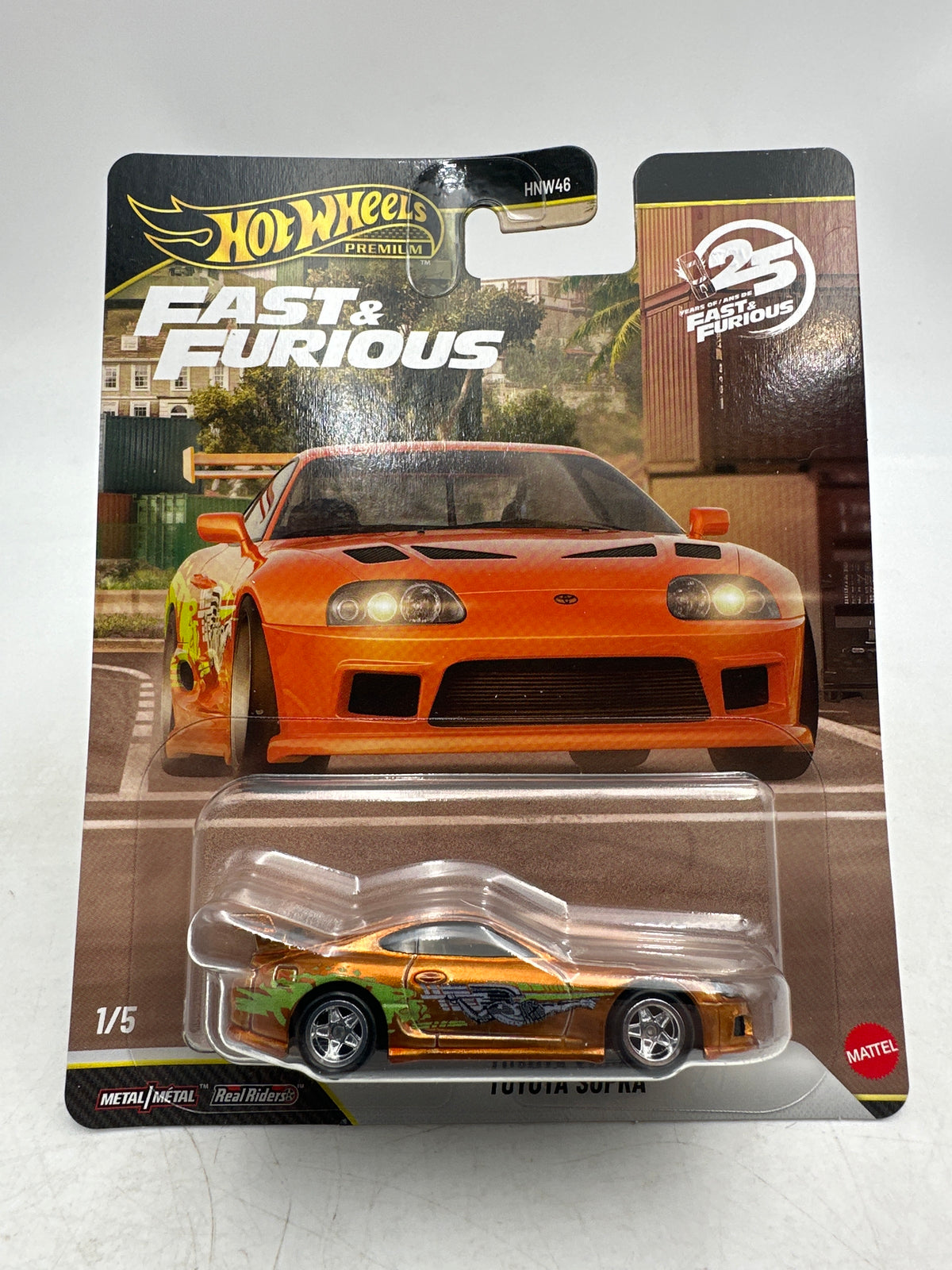 2026 Hot Wheels Fast & Furious 25th #1 CHASE Toyota Supra W/Protector