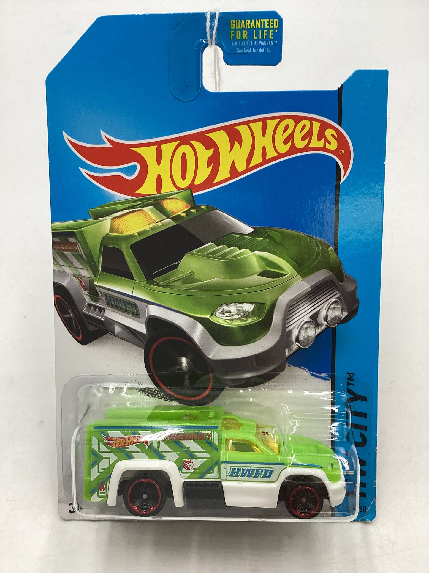 2014 Hot Wheels Treasure Hunt #47 Rescue Duty Green 275B