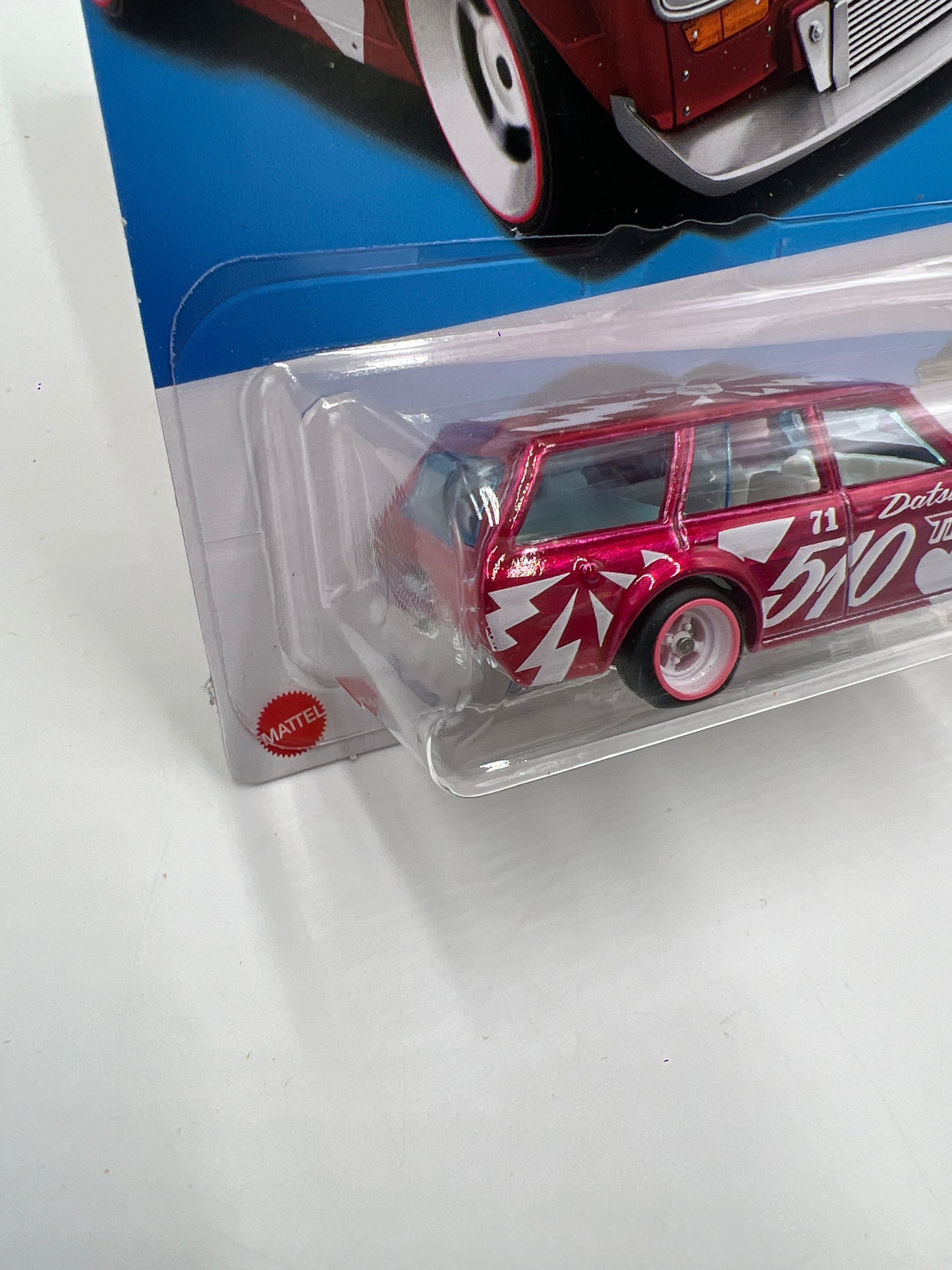 2023 Hot Wheels #235 Super Treasure Hunt Datsun Bluebird Wagon W/Protector