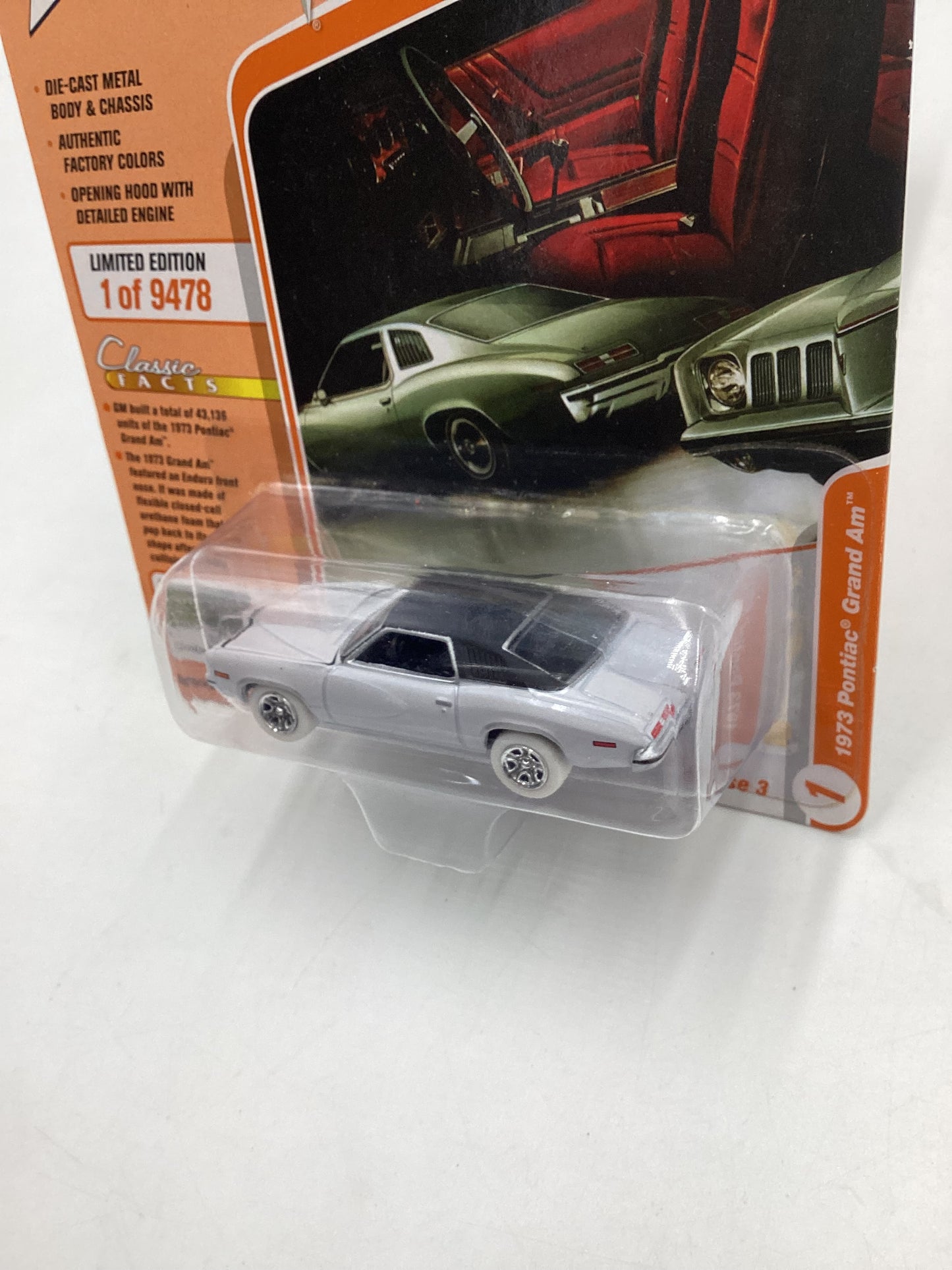 Johnny Lightning White Lightning Chase 1973 Pontiac Grand Am