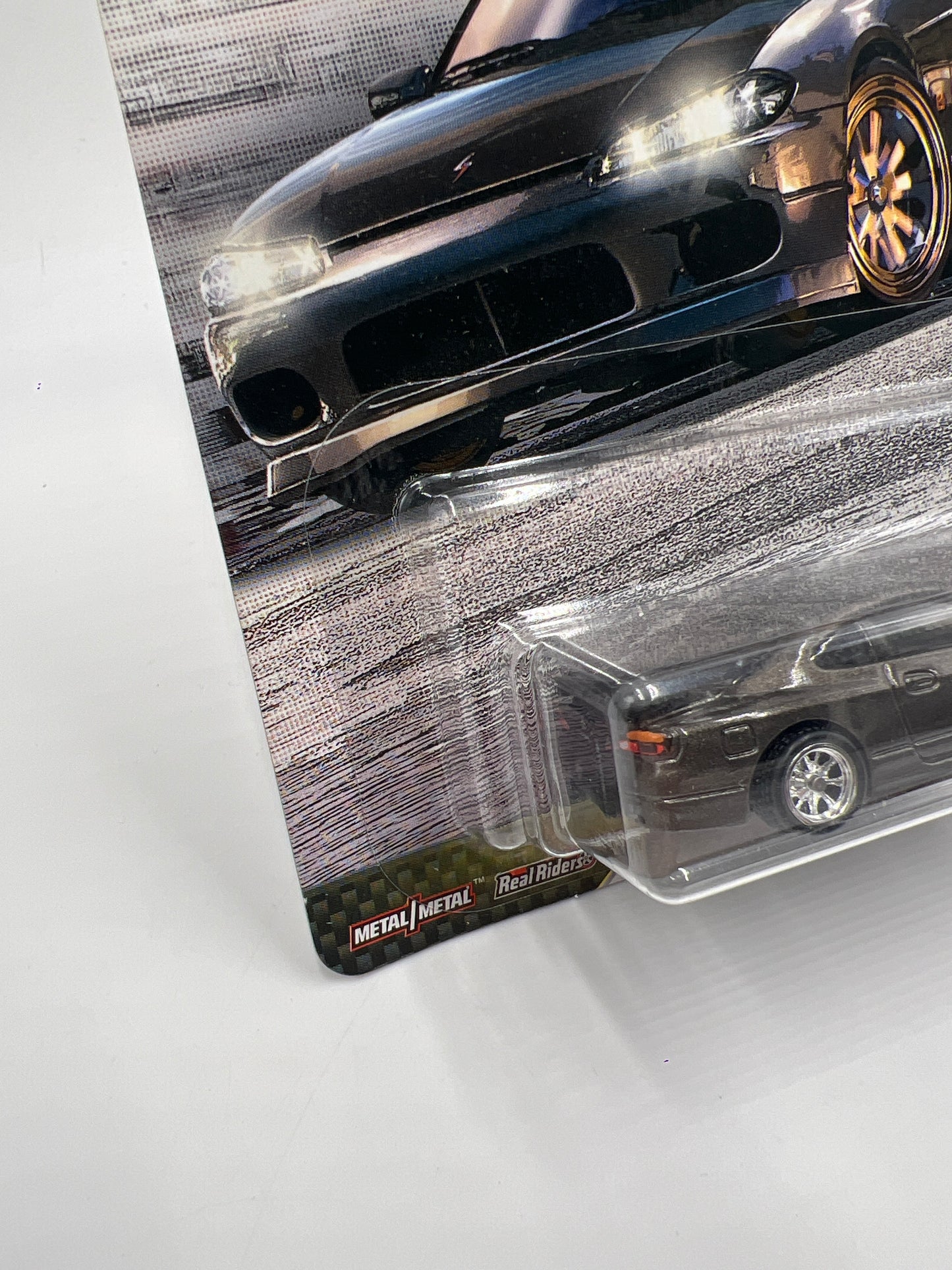 Hot Wheels Premium Fast & Furious Fast Tuners #2 Nissan Silvia S15 Gray W/Protector 1