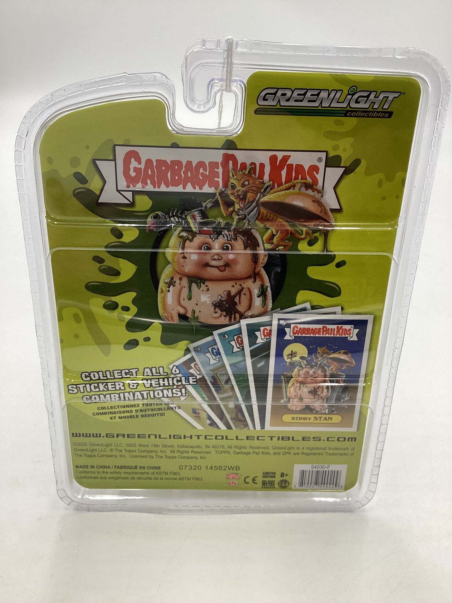 Greenlight Garbage Pail Kids Series 2 1970 Checker Marathon A11 178F